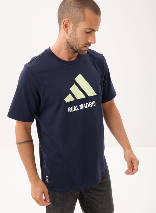 adidas performance T-shirts met korte mouwen Real Szn Gr Te2 heren blauw