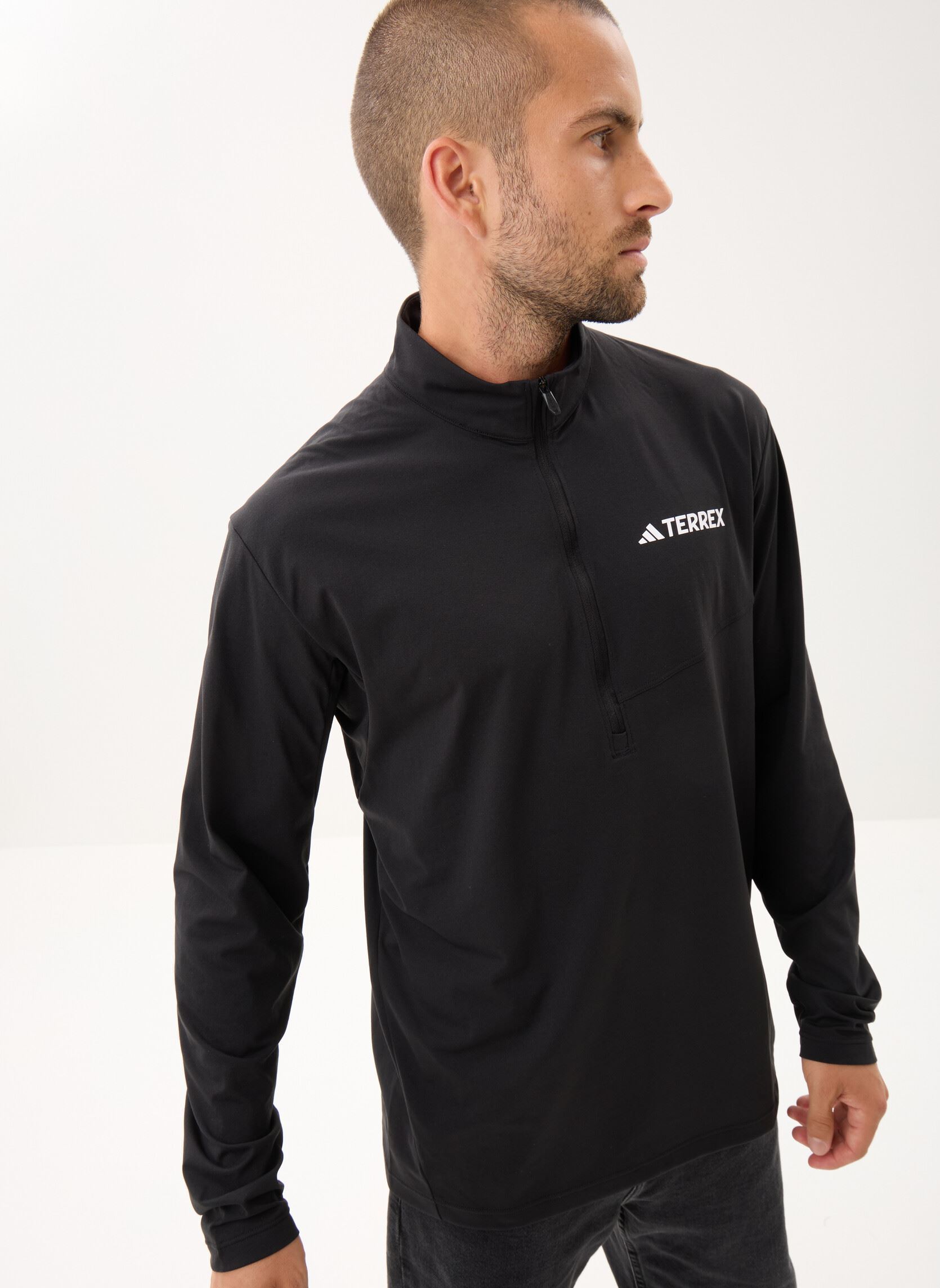 Sweat shirt adidas MT HALFZ LS TEE EU - vue 5