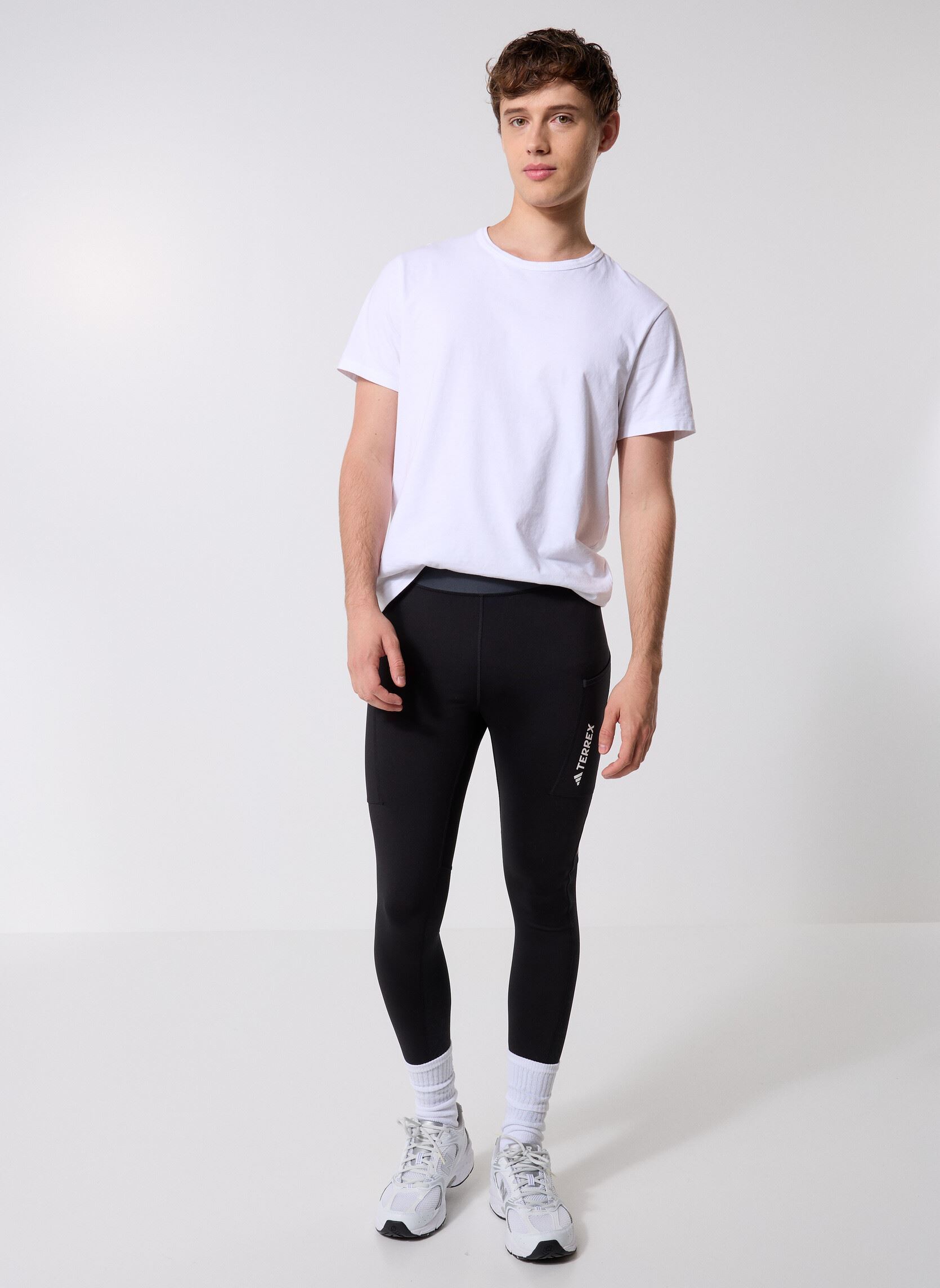 Sportondergoed Xpr Brsh Tights heren zwart adidas performance Sportondergoed Xpr Brsh Tights heren zwart BLACK