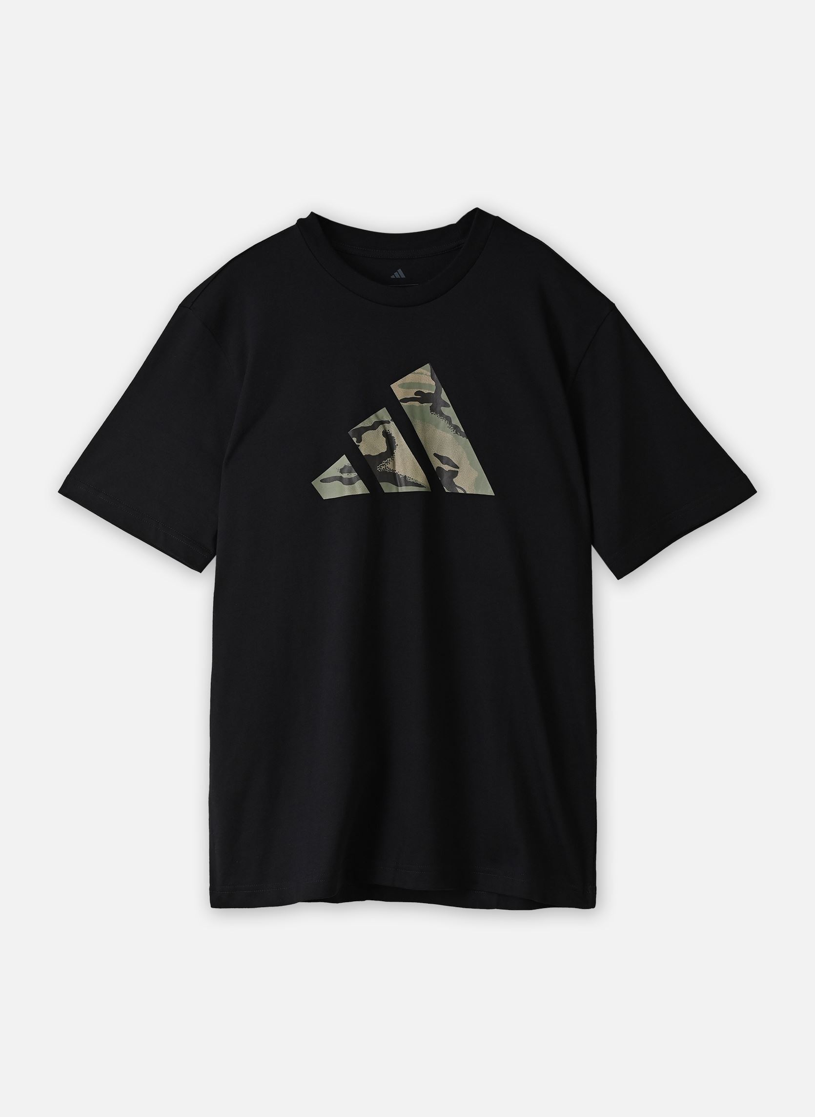 Tee-shirts M CAMO LOGO T homme noir adidas sportswear Tee-shirts M CAMO LOGO T homme noir black