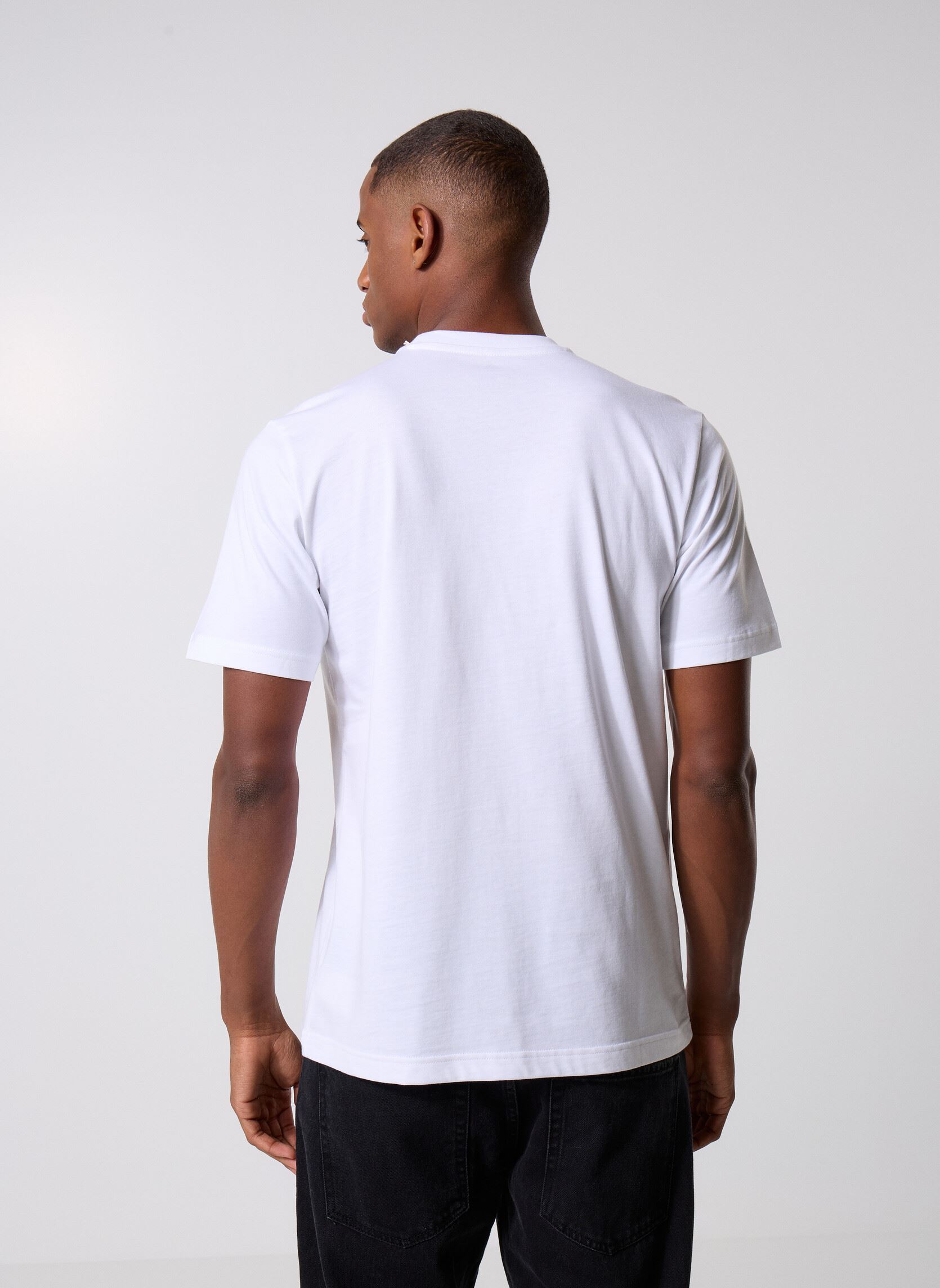 T-shirts met korte mouwen M CAMO LOGO T heren wit adidas sportswear T-shirts met korte mouwen M CAMO LOGO T heren wit WHITE