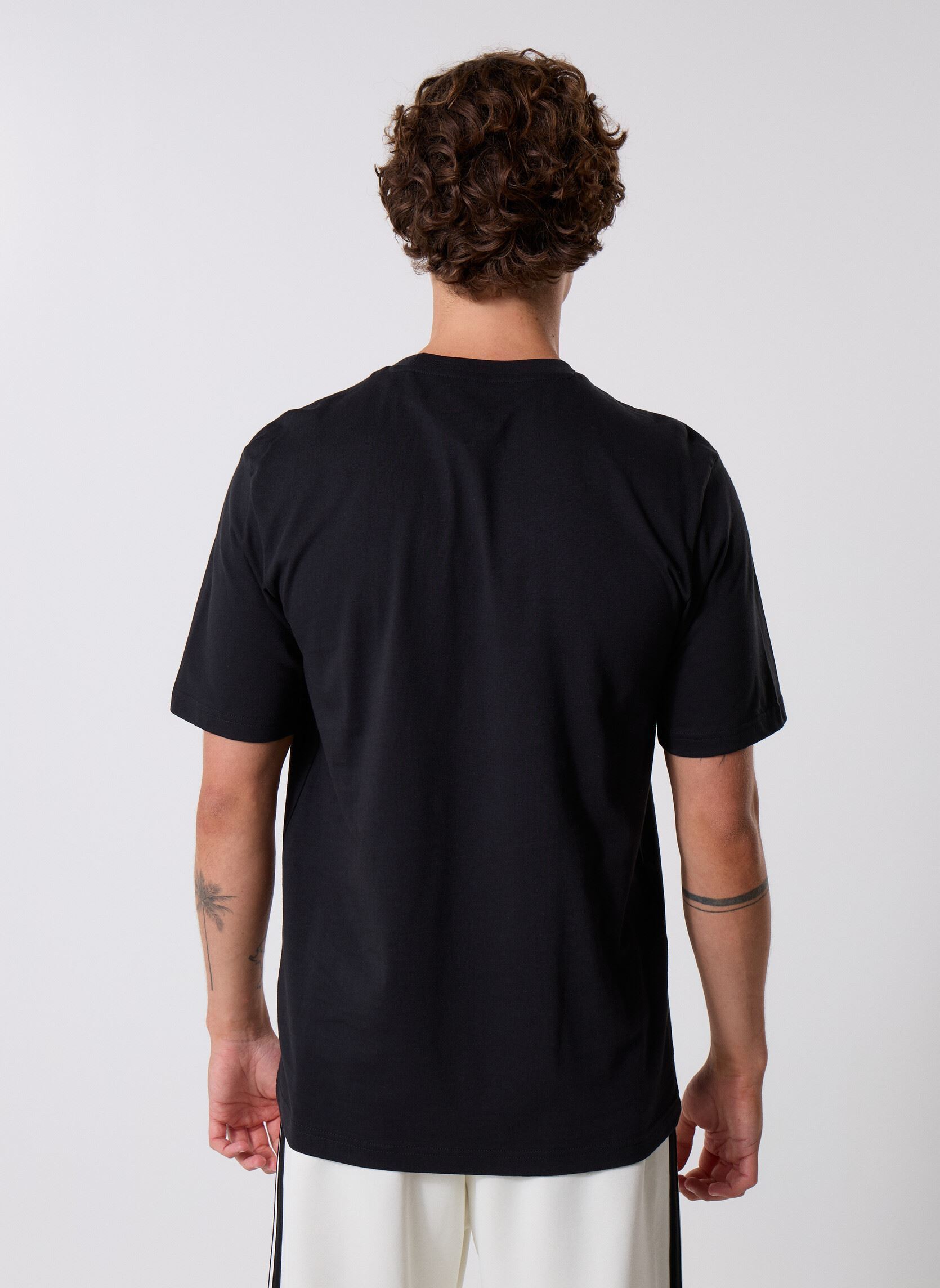 Tee-shirts manches courtes M CAMO LOGO T homme noir adidas sportswear Tee-shirts manches courtes M CAMO LOGO T homme noir BLACK