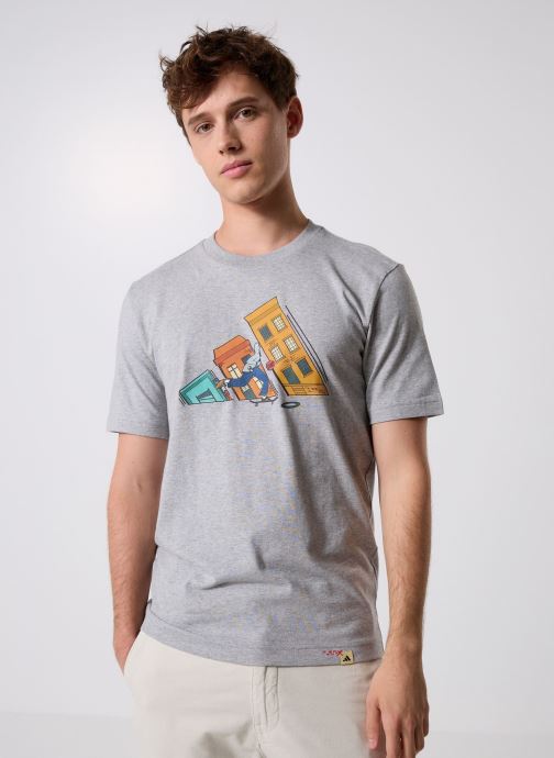 adidas sportswear T-shirts met korte mouwen M DDL SKATE T heren grijs