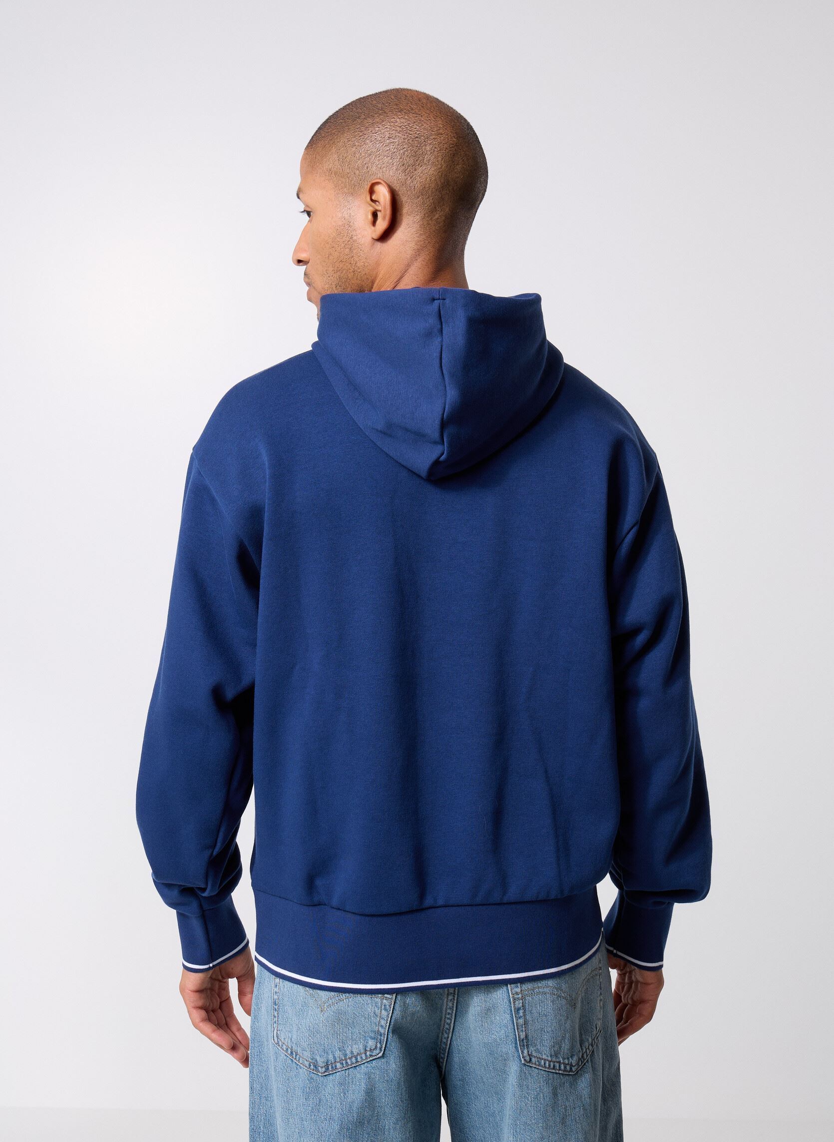 Hoodies M COLLEGIATE HD heren blauw adidas sportswear Hoodies M COLLEGIATE HD heren blauw Dkblue