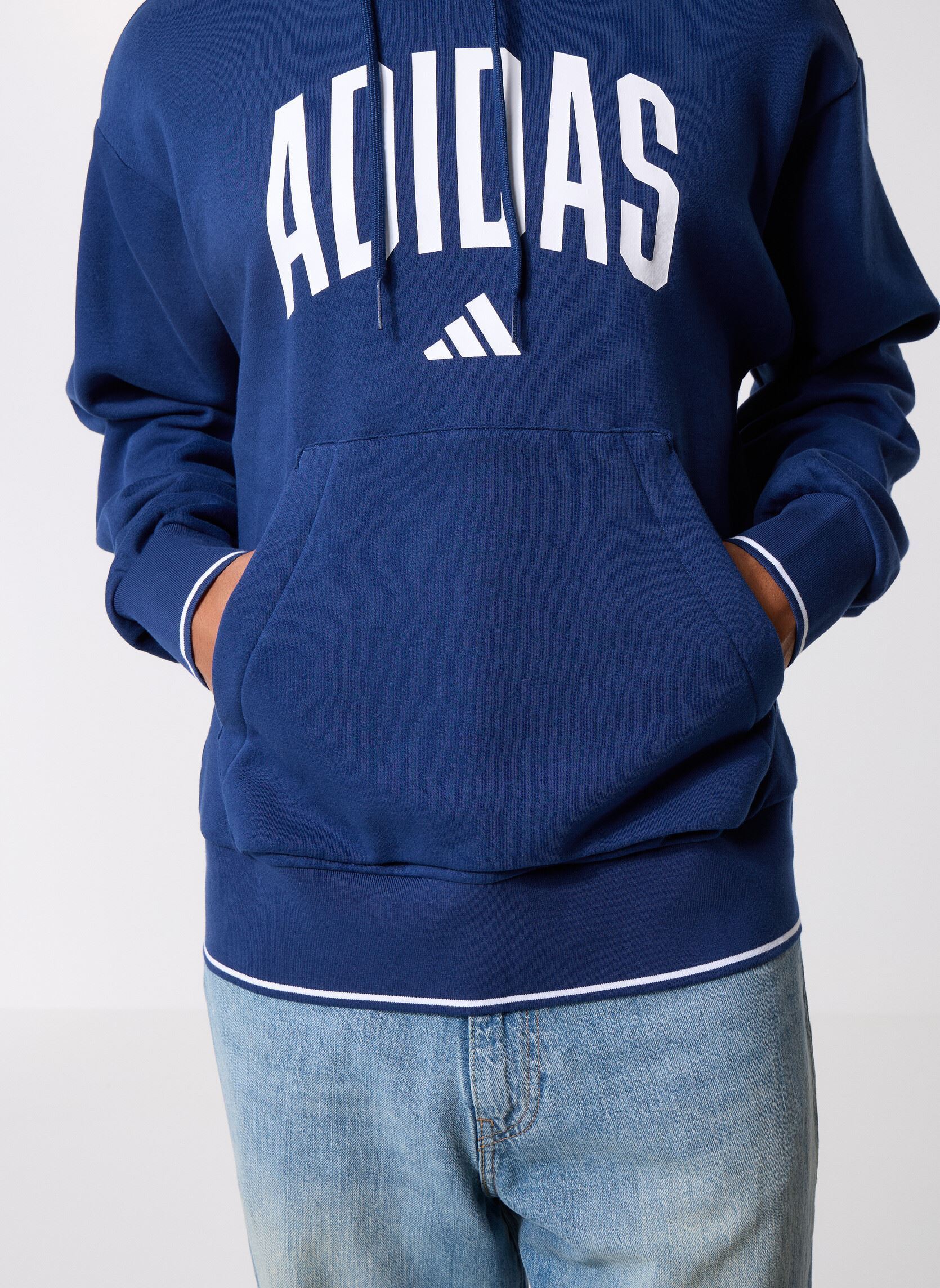 Hoodies M COLLEGIATE HD heren blauw adidas sportswear Hoodies M COLLEGIATE HD heren blauw Dkblue