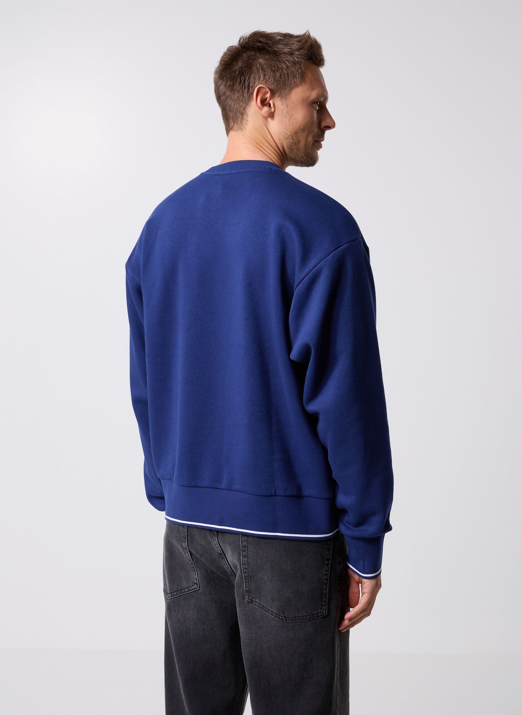 Sweatshirts M COLLEGIATE SW herren blau adidas sportswear Sweatshirts M COLLEGIATE SW herren blau DKBLUE