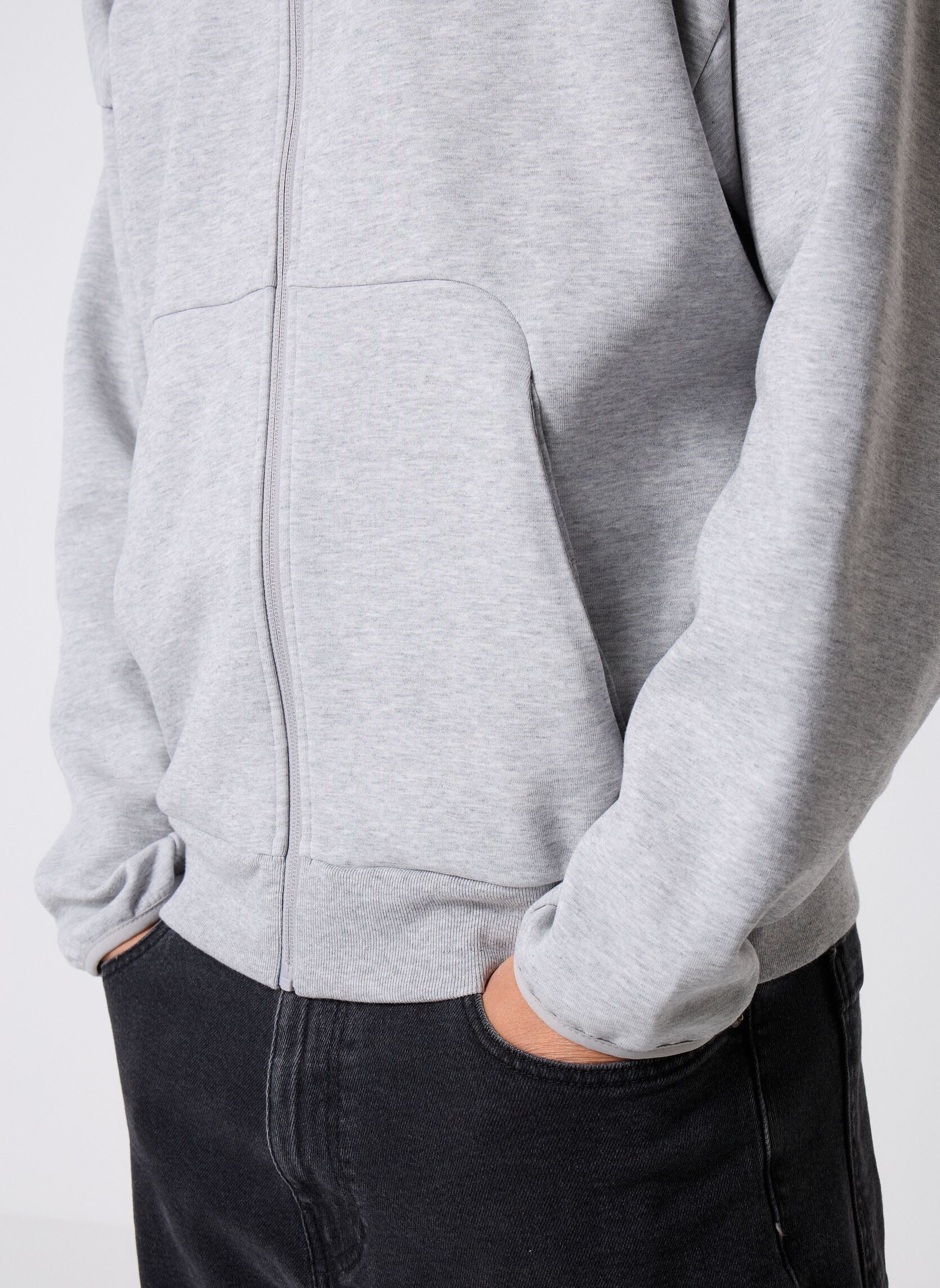 Sweats zippés M FI SL FZ homme gris adidas sportswear Sweats zippés M FI SL FZ homme gris Mgreyh