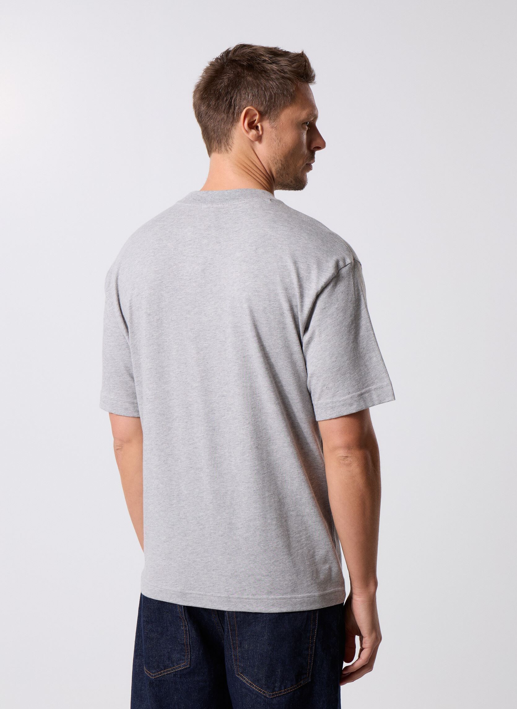 Tee-shirts manches courtes M SJ T homme gris adidas sportswear Tee-shirts manches courtes M SJ T homme gris MGREYH/BLACK