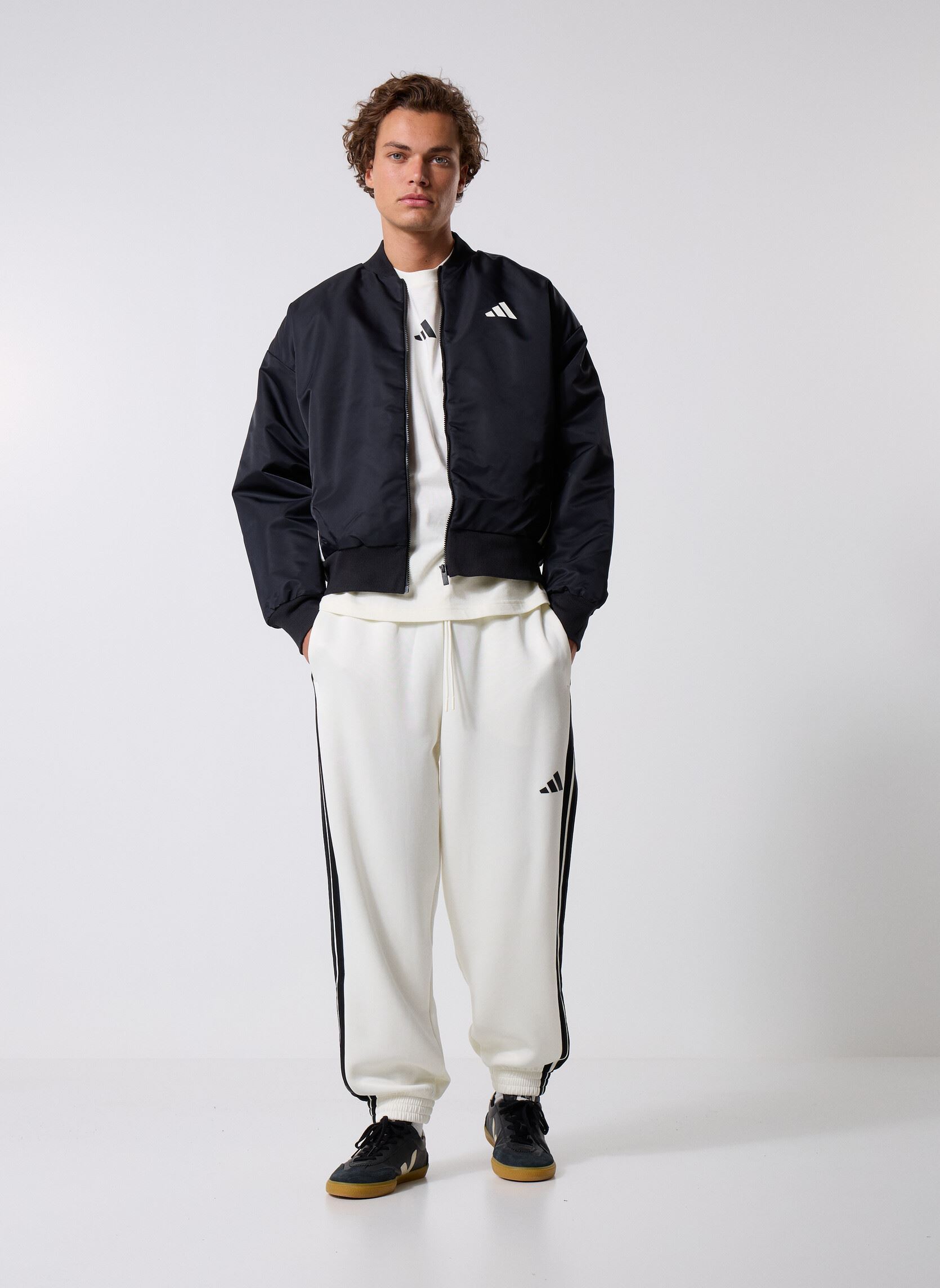 Vestes de survêtement M STADIUM BMB homme noir adidas sportswear Vestes de survêtement M STADIUM BMB homme noir BLACK/OWHITE