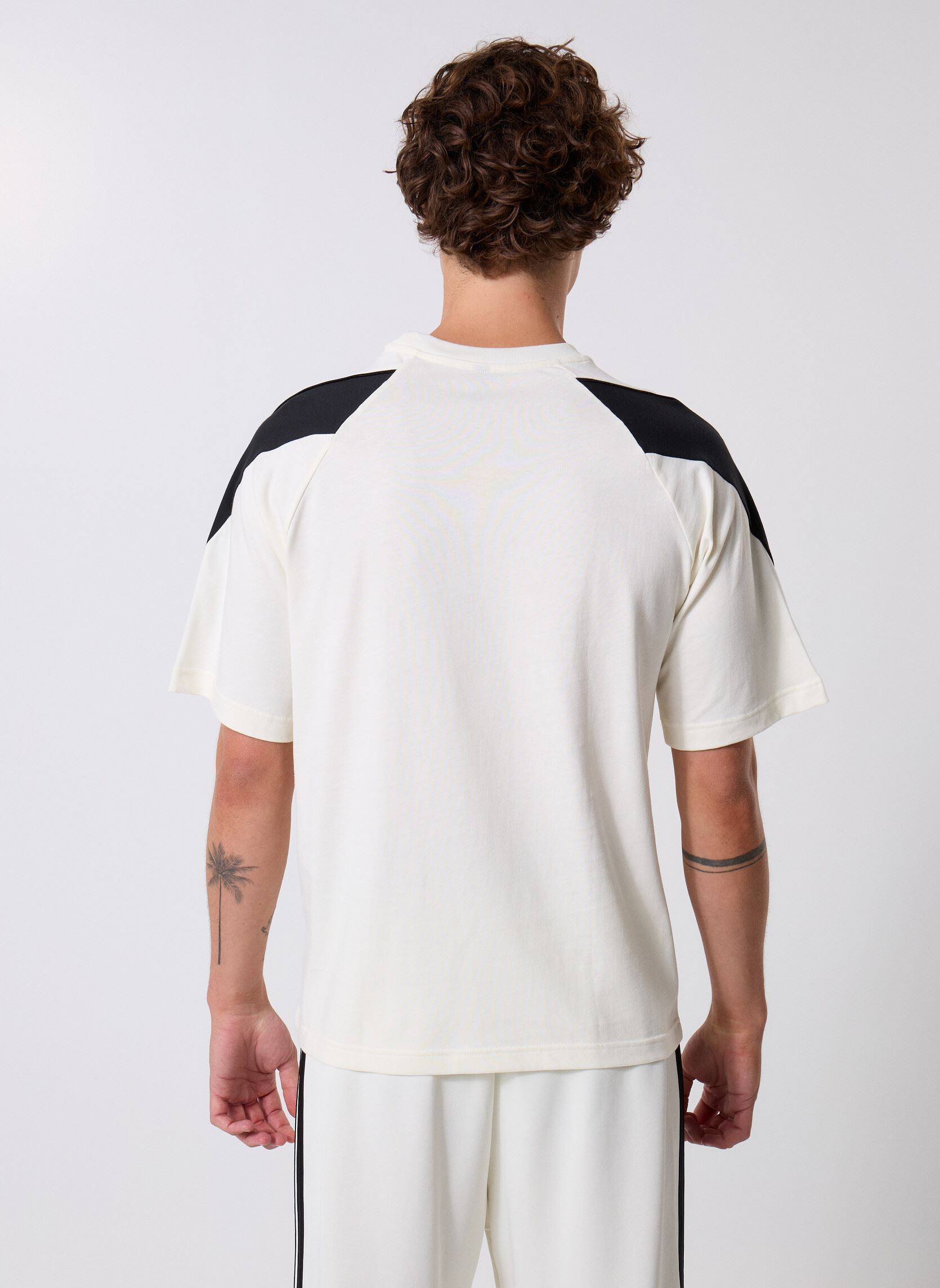 Tee-shirts manches courtes M STADIUM TEE homme blanc adidas sportswear Tee-shirts manches courtes M STADIUM TEE homme blanc Owhite/Black