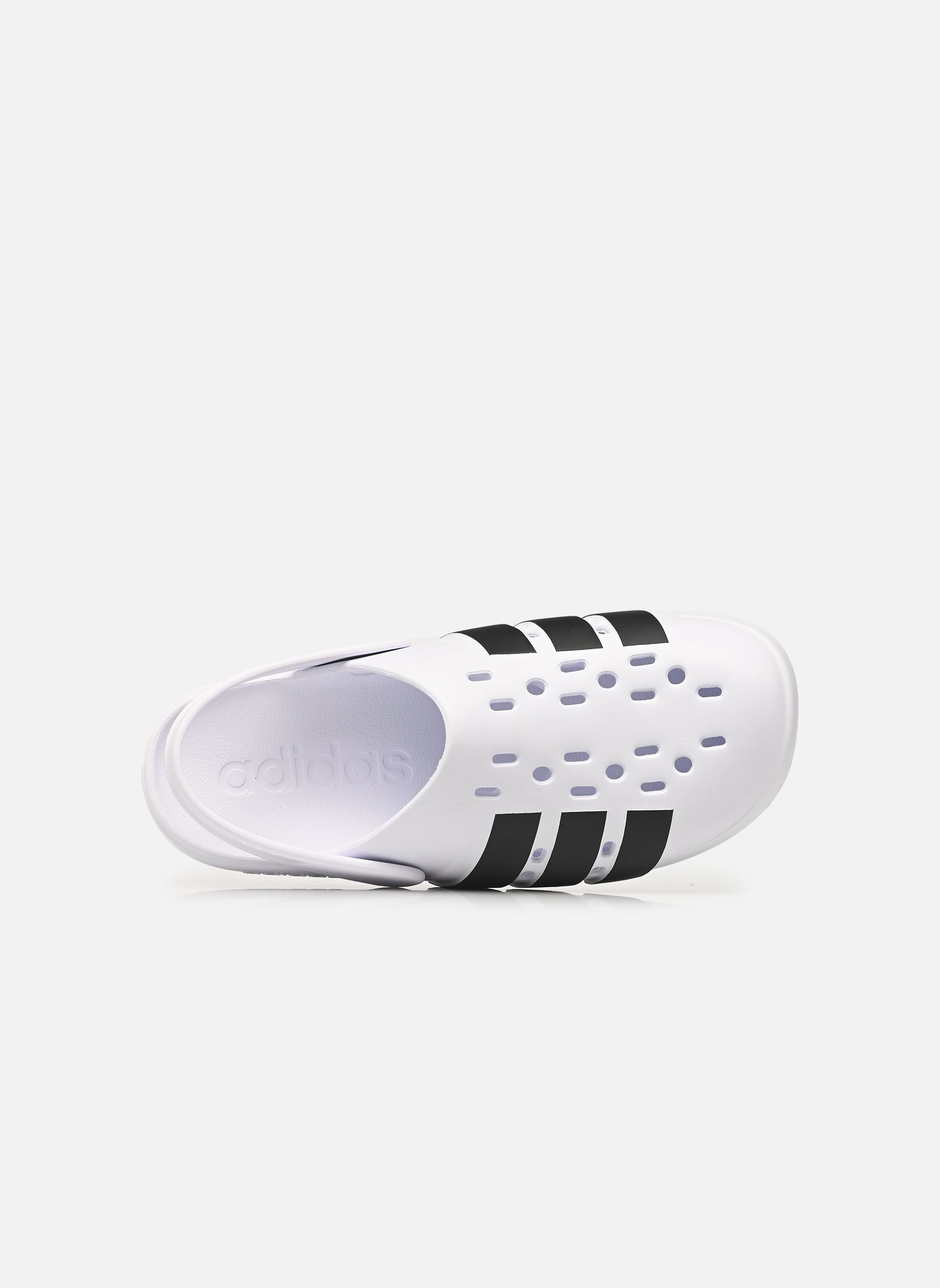 Badslippers Adilette Clog 2.0 M heren wit adidas sportswear Badslippers Adilette Clog 2.0 M heren wit FTWWHT/CBLACK/FTWWHT