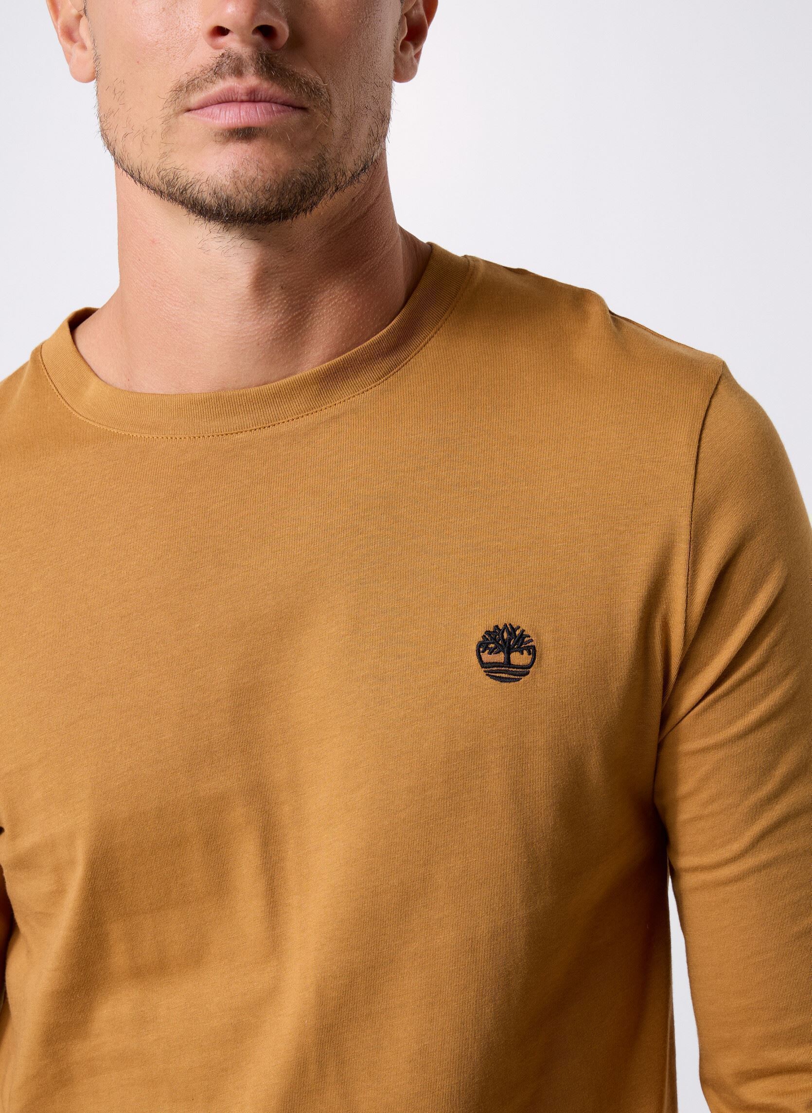 Tee-shirts manches longues Dunstan River Long Sleeve Tee homme marron Timberland Tee-shirts manches longues Dunstan River Long Sleeve Tee homme marron WHEAT BOOT