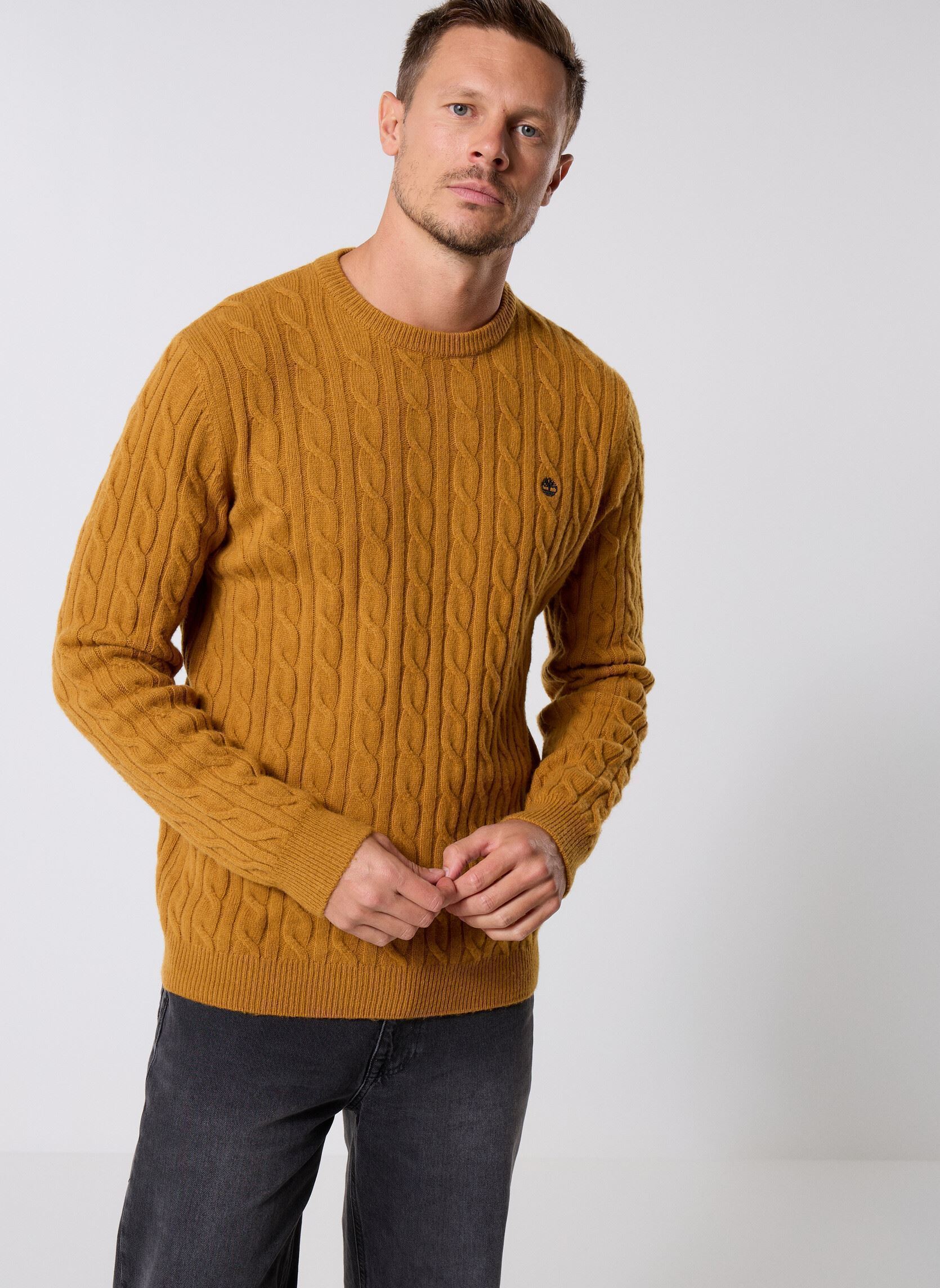 Vêtements Timberland Phillips Brook Cable Crew Neck Sweater pour Accessoires