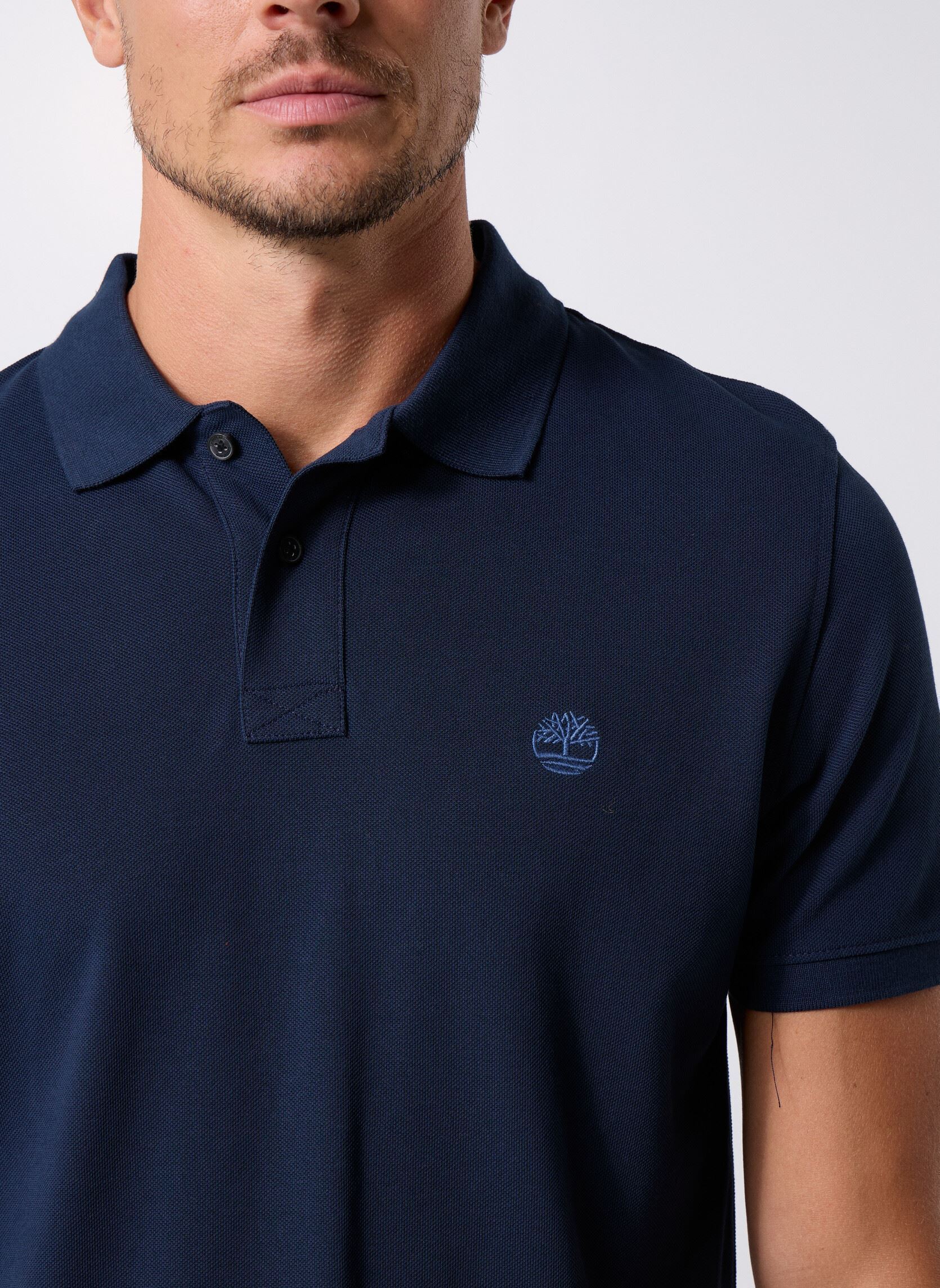 Polos manches courtes Millers River Pique Short Sleeve Polo homme bleu Timberland Polos manches courtes Millers River Pique Short Sleeve Polo homme bleu DARK SAPPHIRE