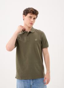 Kurzarm-Poloshirts Millers River Pique Short Sleeve Polo herren grün