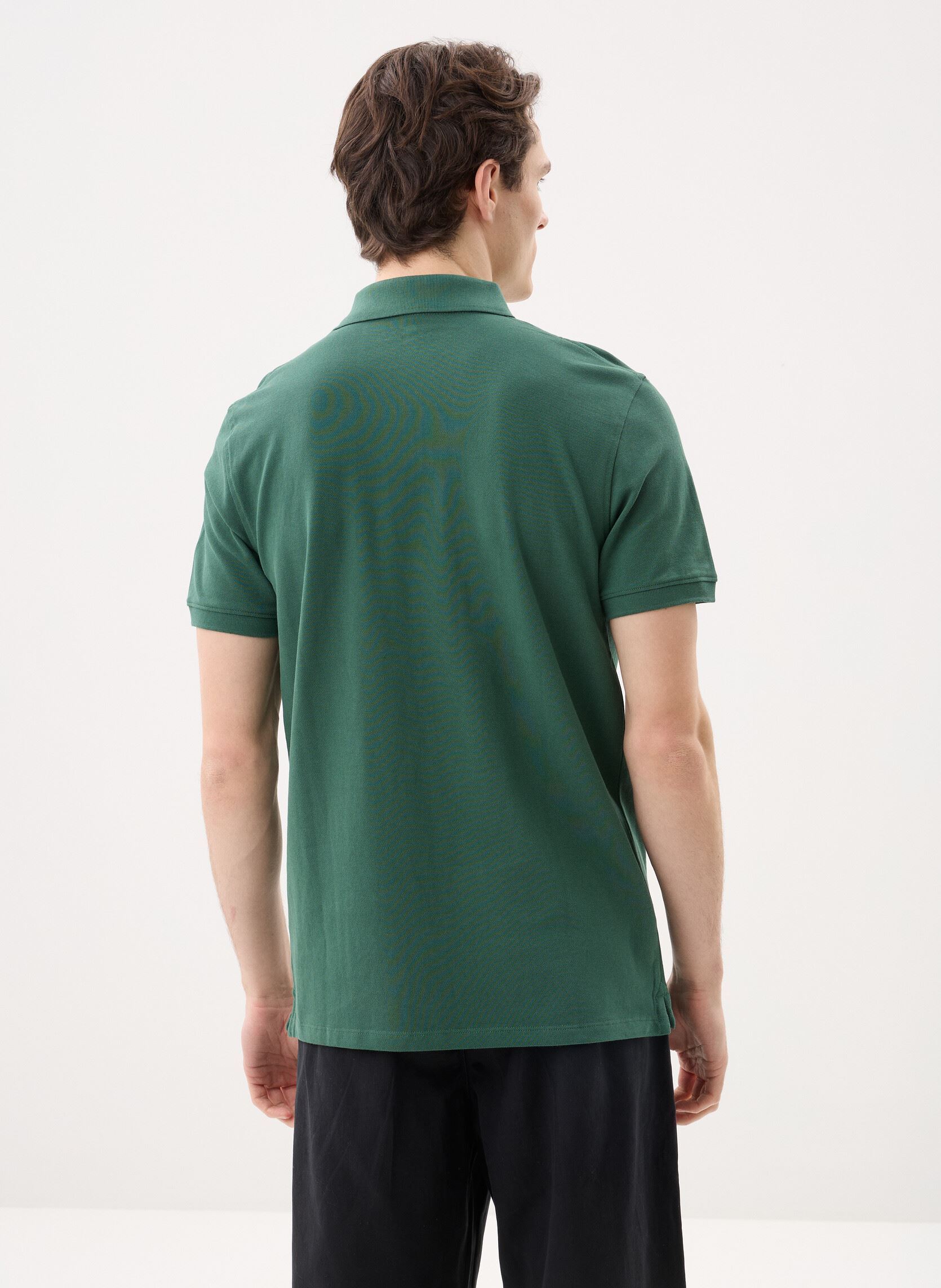 Kurzarm-Poloshirts Millers River Pique Short Sleeve Polo herren grün Timberland Kurzarm-Poloshirts Millers River Pique Short Sleeve Polo herren grün PINENEEDLE