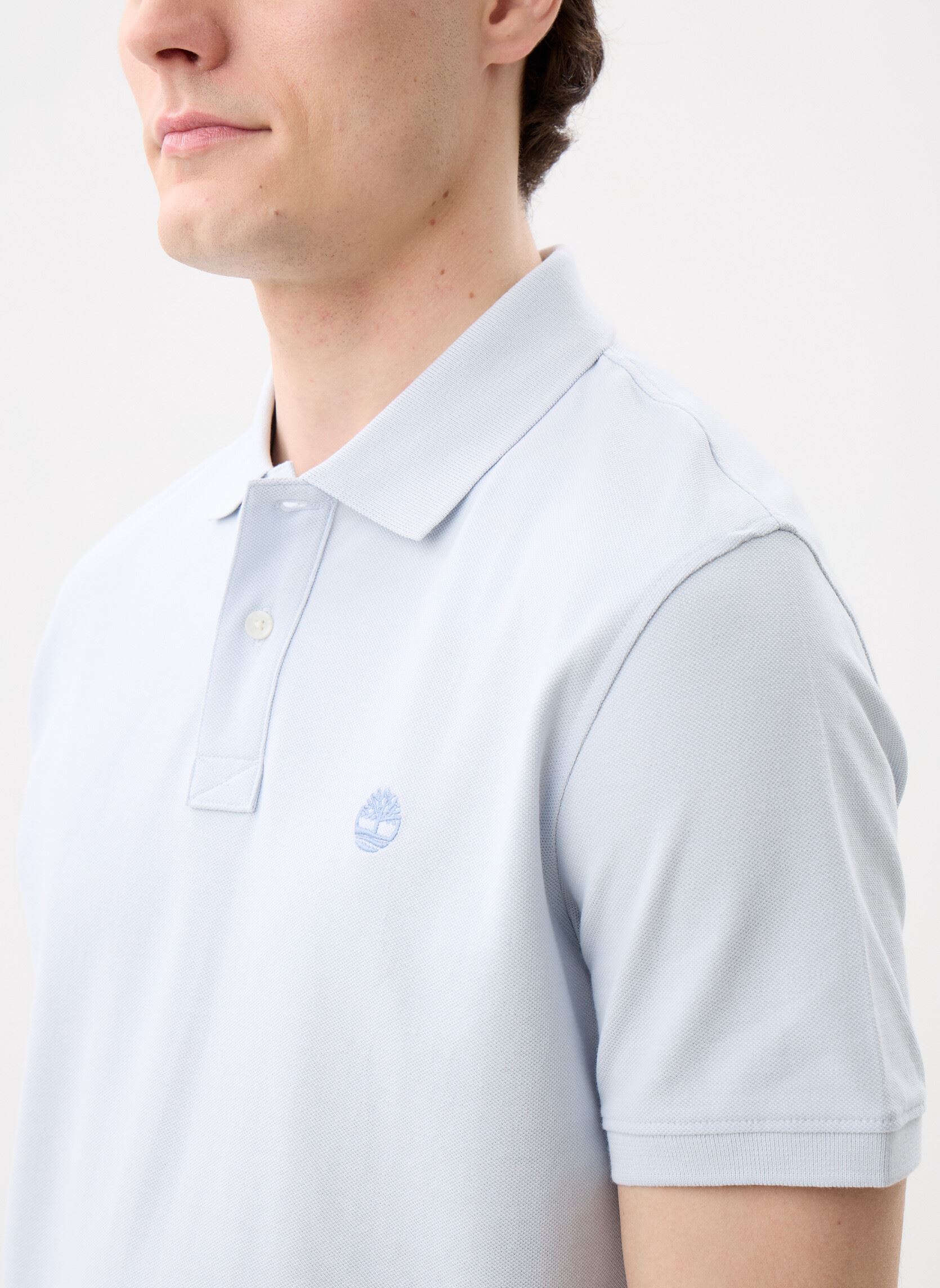Korte mouwen polo's Millers River Pique Short Sleeve Polo heren grijs Timberland Korte mouwen polo's Millers River Pique Short Sleeve Polo heren grijs GRAY DAWN