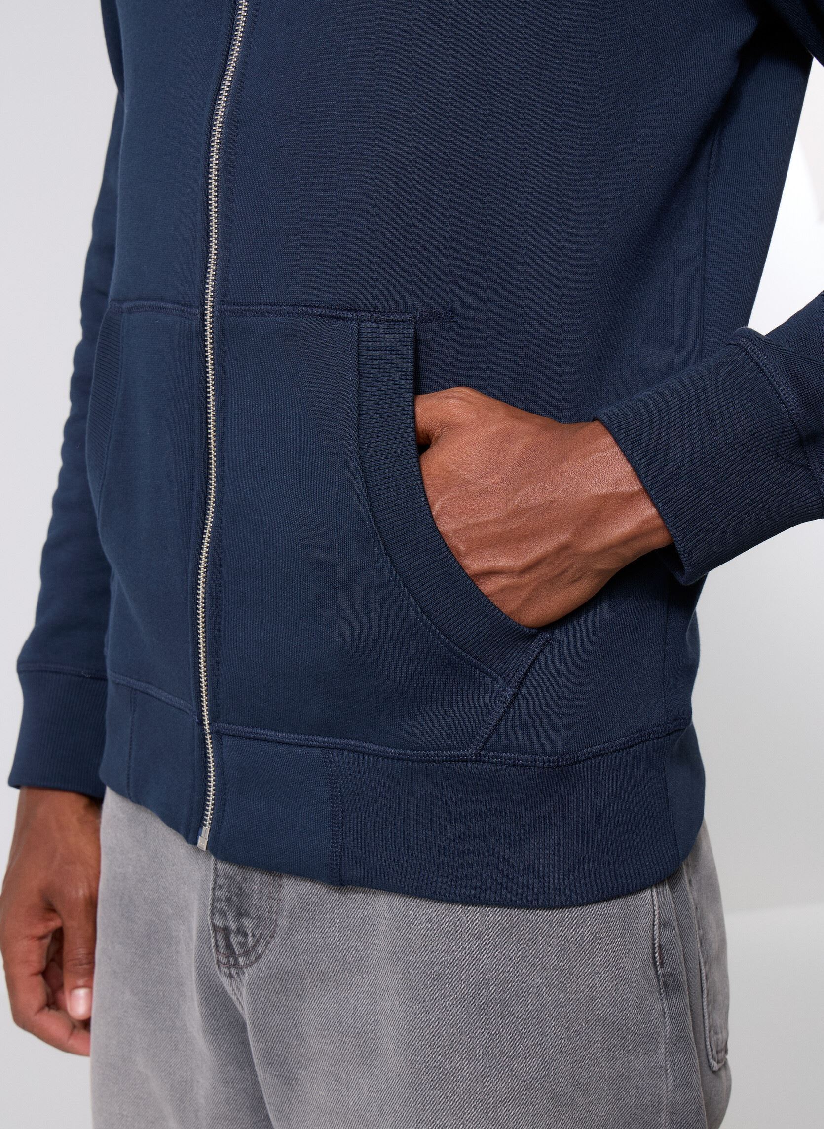 Sweaters met rits Exeter River Brushed Back Full Zip Hoodi heren blauw Timberland Sweaters met rits Exeter River Brushed Back Full Zip Hoodi heren blauw DARK SAPPHIRE/DARK DENIM
