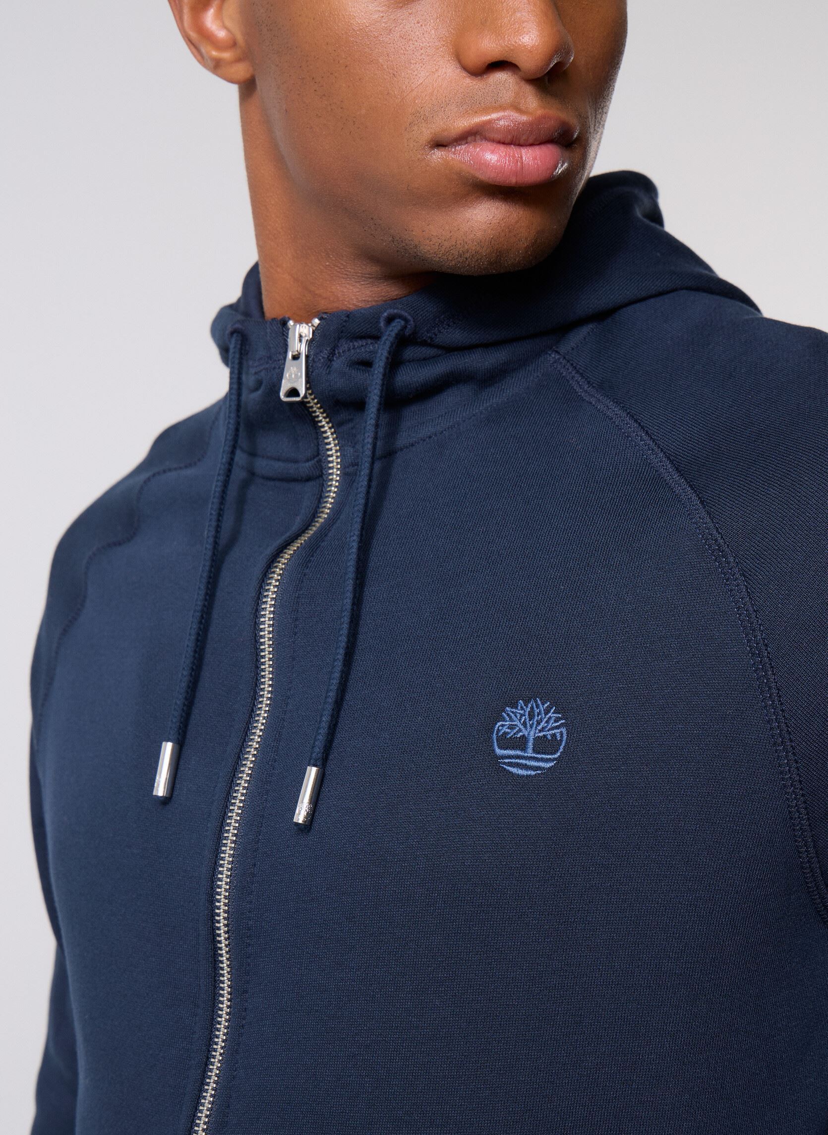 Sweaters met rits Exeter River Brushed Back Full Zip Hoodi heren blauw Timberland Sweaters met rits Exeter River Brushed Back Full Zip Hoodi heren blauw DARK SAPPHIRE/DARK DENIM