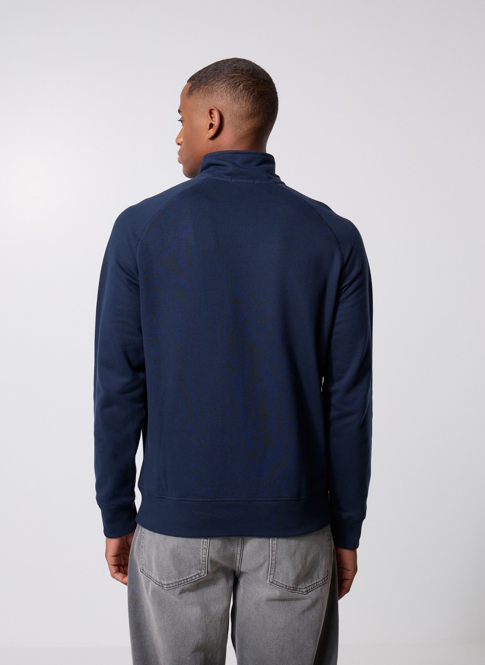 Sweats zippés Exeter River Brushed Back Full Zip Funne homme bleu Timberland Sweats zippés Exeter River Brushed Back Full Zip Funne homme bleu DARK SAPPHIRE