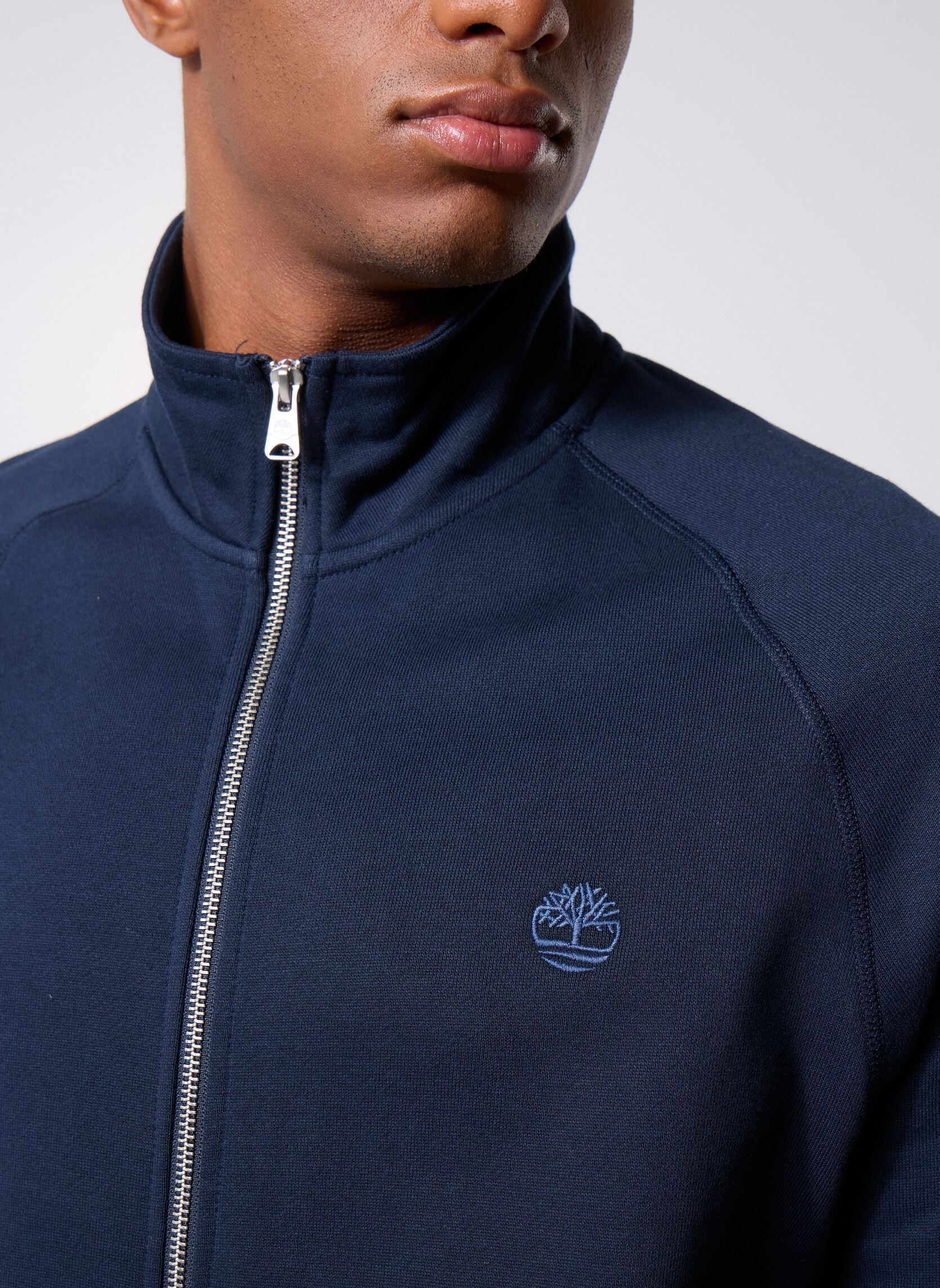 Sweats zippés Exeter River Brushed Back Full Zip Funne homme bleu Timberland Sweats zippés Exeter River Brushed Back Full Zip Funne homme bleu DARK SAPPHIRE