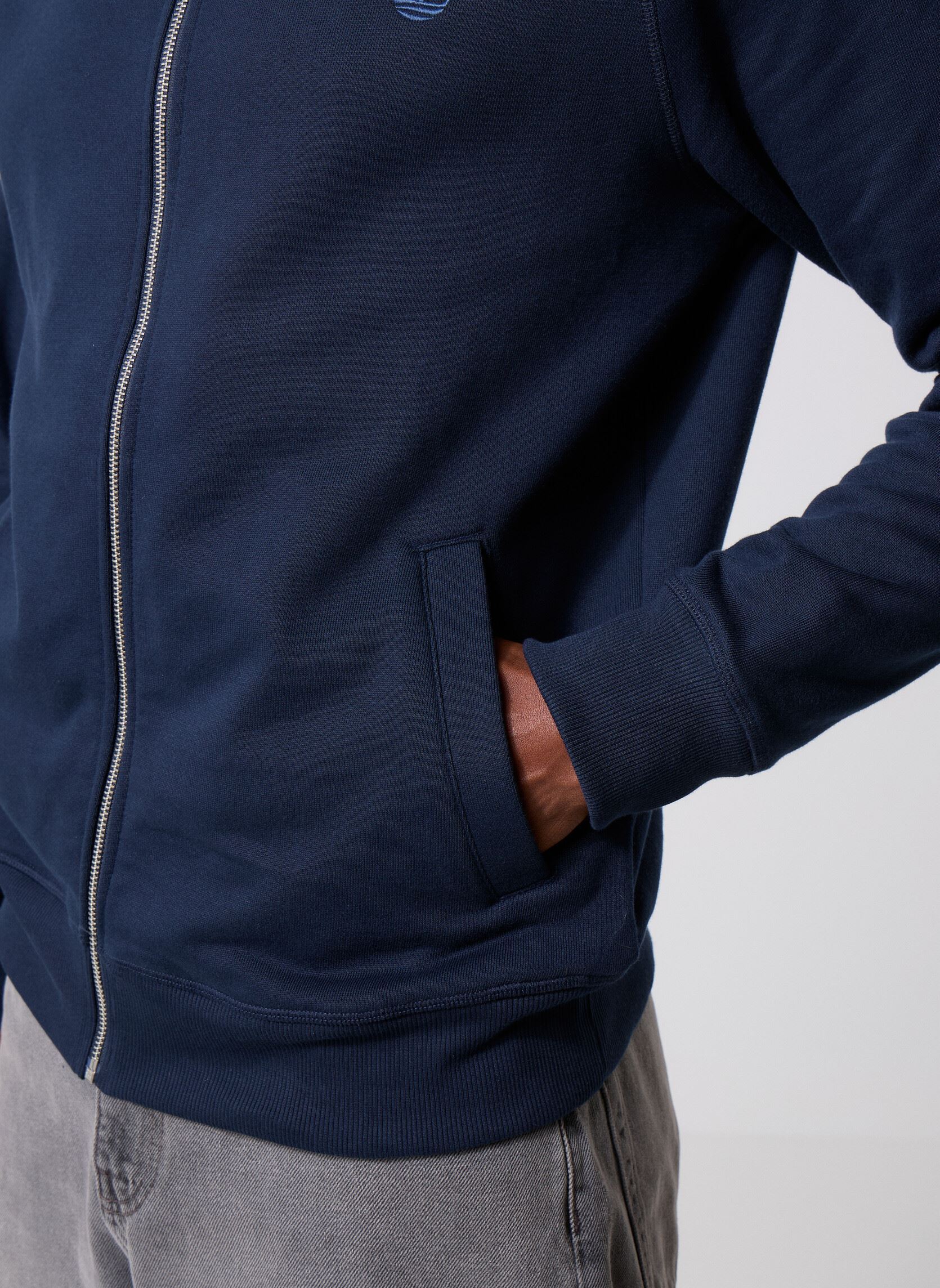 Sweats zippés Exeter River Brushed Back Full Zip Funne homme bleu Timberland Sweats zippés Exeter River Brushed Back Full Zip Funne homme bleu DARK SAPPHIRE
