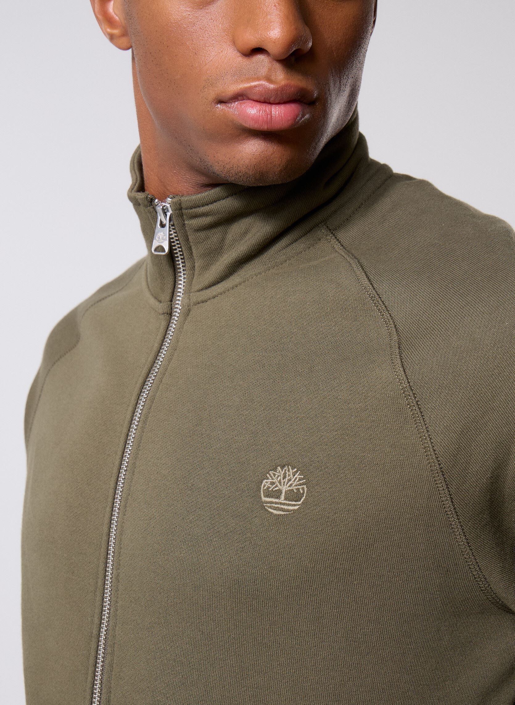 Sweats zippés Exeter River Brushed Back Full Zip Funne homme vert Timberland Sweats zippés Exeter River Brushed Back Full Zip Funne homme vert LEAF GREEN