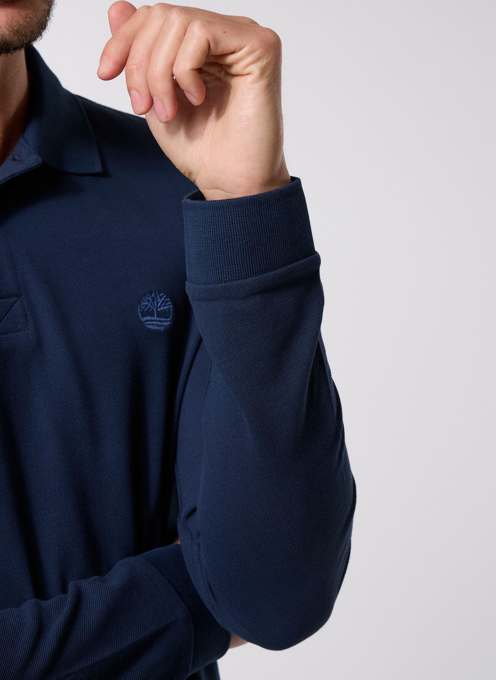 Polos manches courtes Millers River Ls Millers River Pique Pol homme bleu Timberland Polos manches courtes Millers River Ls Millers River Pique Pol homme bleu Dark Sapphire