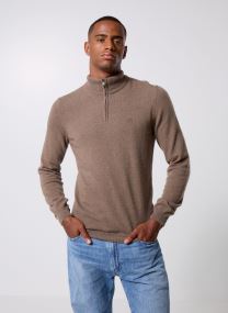 Pulls Cohas Brook Merino 1/4 Zip Sweater homme marron Timberland Pulls Cohas Brook Merino 1/4 Zip Sweater homme marron CHOCOLATE CHIP HEATHER