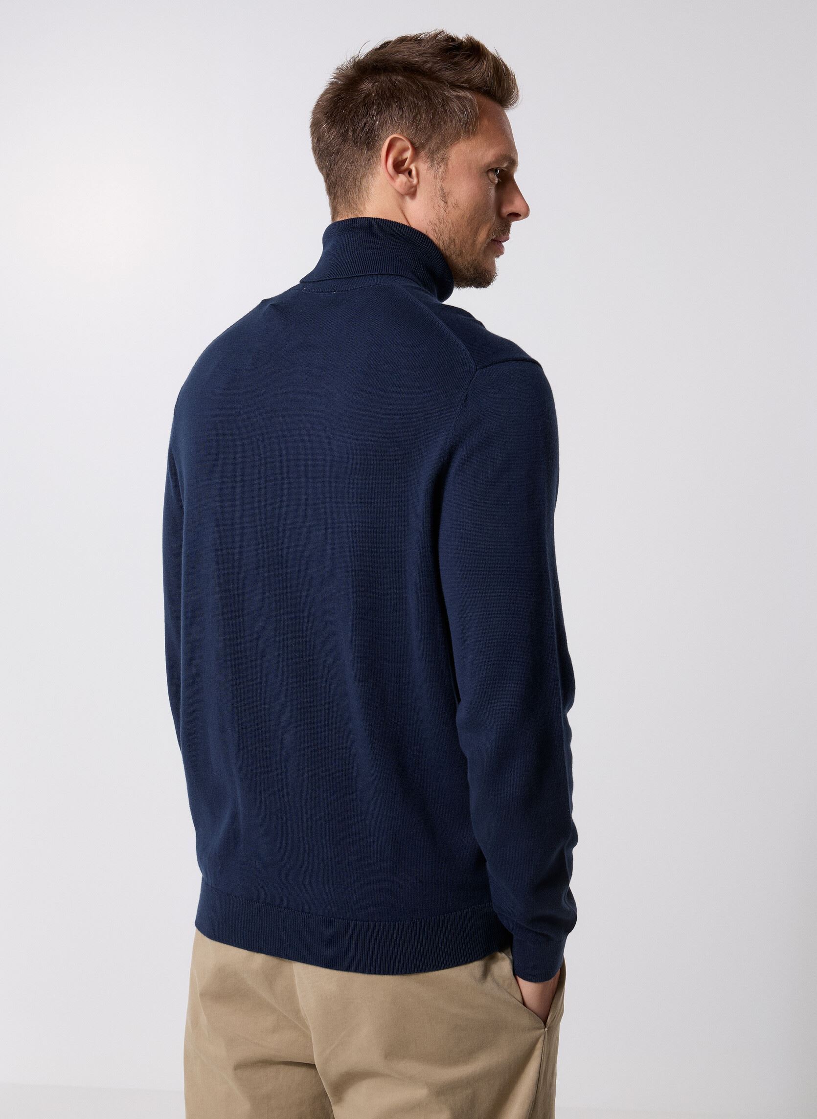 Pulls Williams River Turtle Neck Cotton Sweate homme bleu Timberland Pulls Williams River Turtle Neck Cotton Sweate homme bleu DARK SAPPHIRE