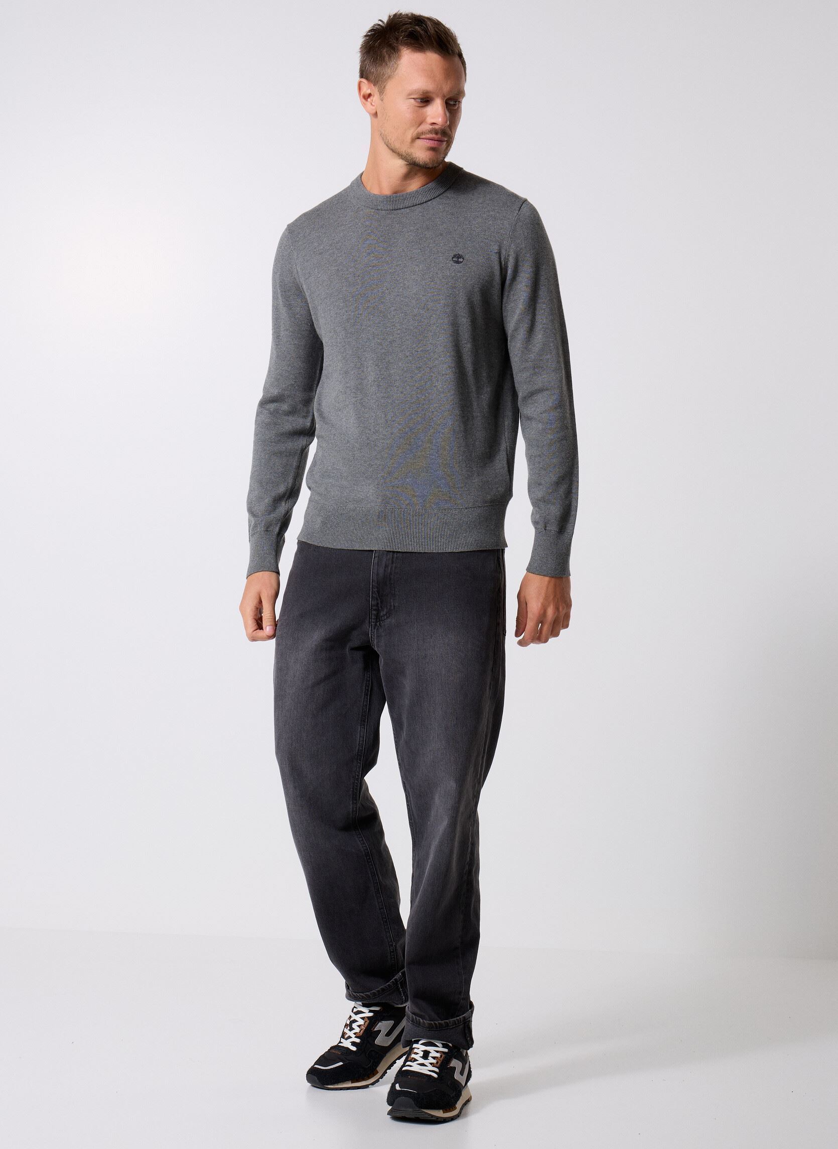 Pullover Williams River Cotton Yd Sweater herren grau Timberland Pullover Williams River Cotton Yd Sweater herren grau DARK GREY HT-OBSIDIAN