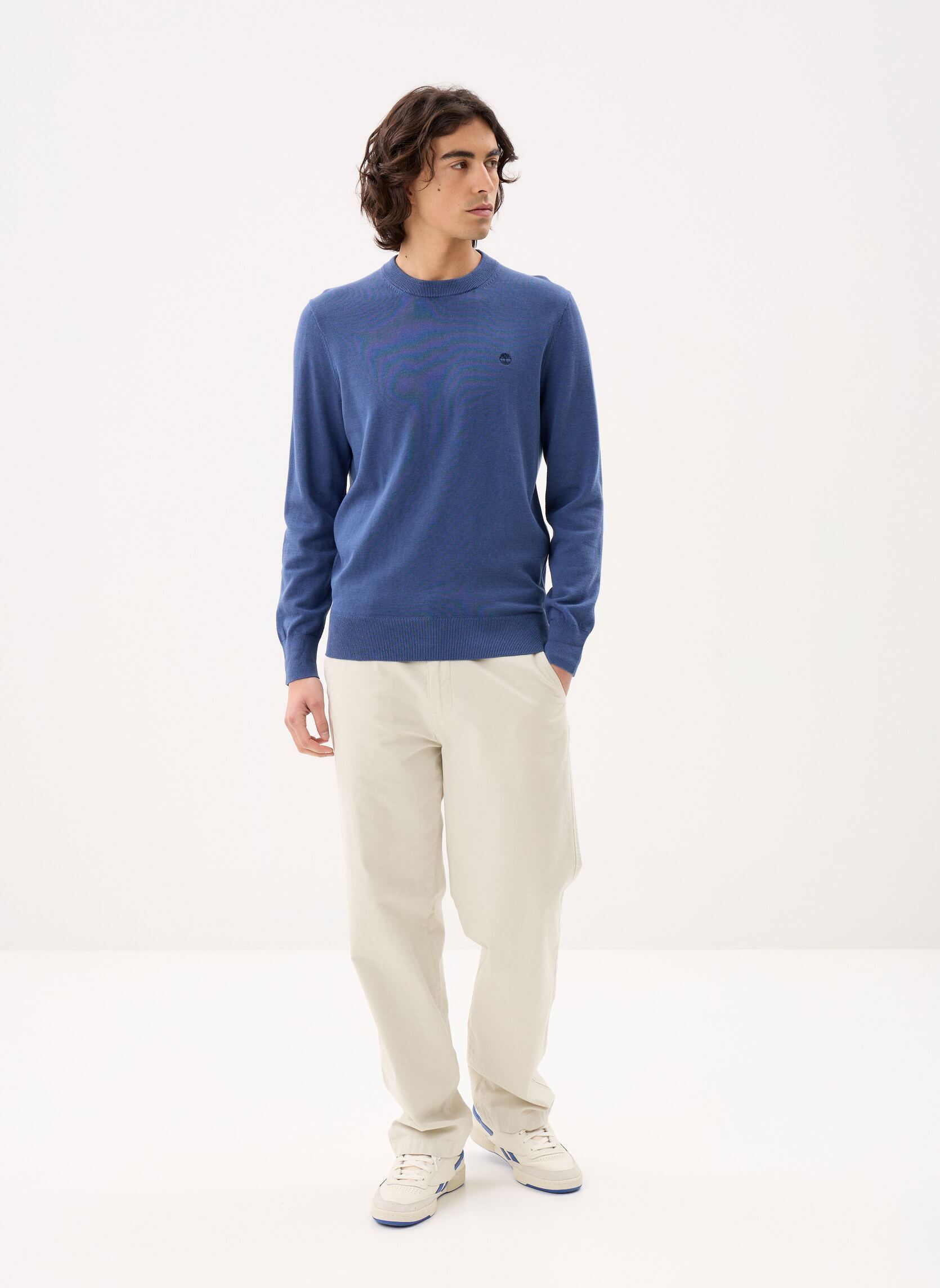 Pulls Williams River Cotton Yd Sweater homme bleu Timberland Pulls Williams River Cotton Yd Sweater homme bleu OCEANA