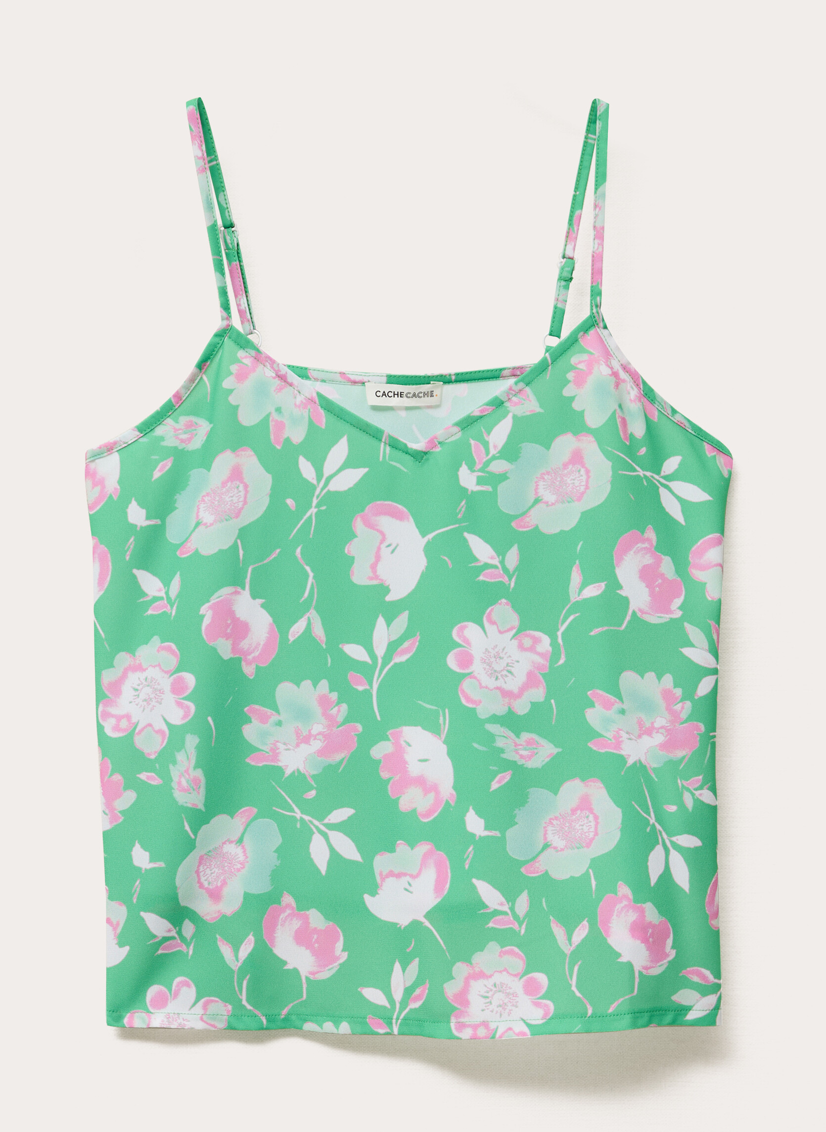 Débardeurs TOPBLISS femme vert Cache Cache Débardeurs TOPBLISS femme vert Vert fluo