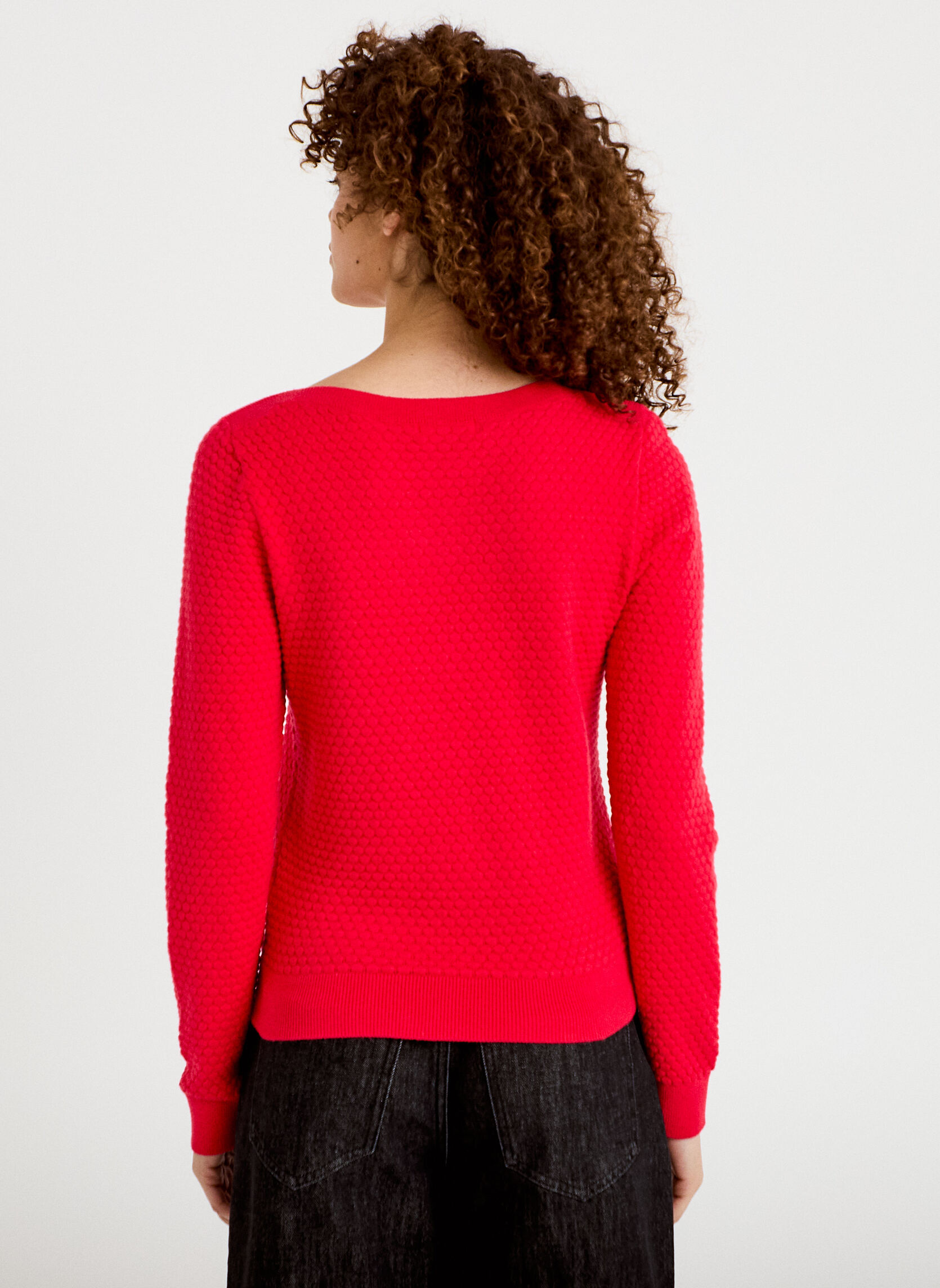 Pulls MOSSYFINPBU2 femme rouge Cache Cache Pulls MOSSYFINPBU2 femme rouge Rouge