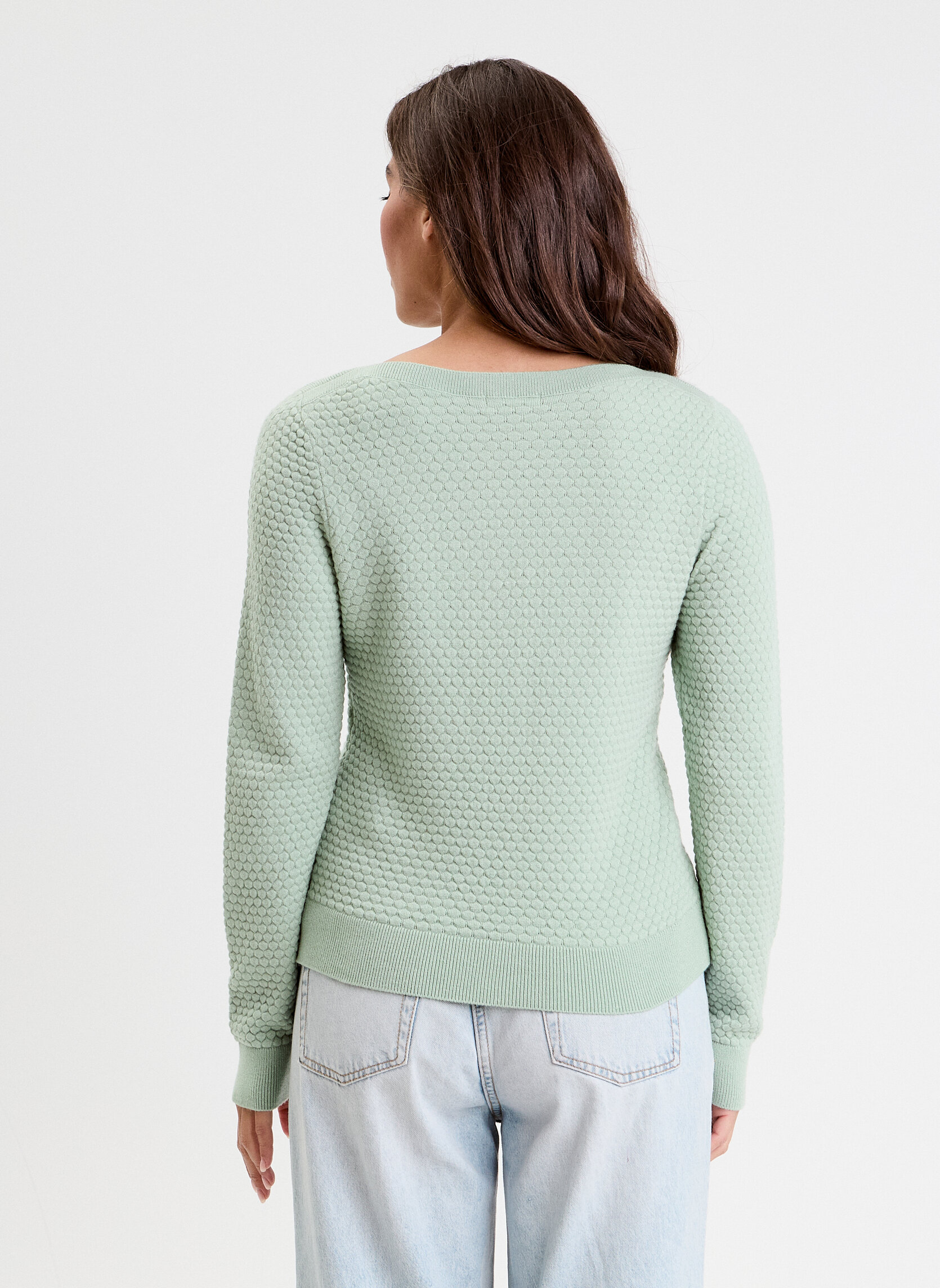 Pulls MOSSYFINPBU2 femme vert Cache Cache Pulls MOSSYFINPBU2 femme vert Vert pastel