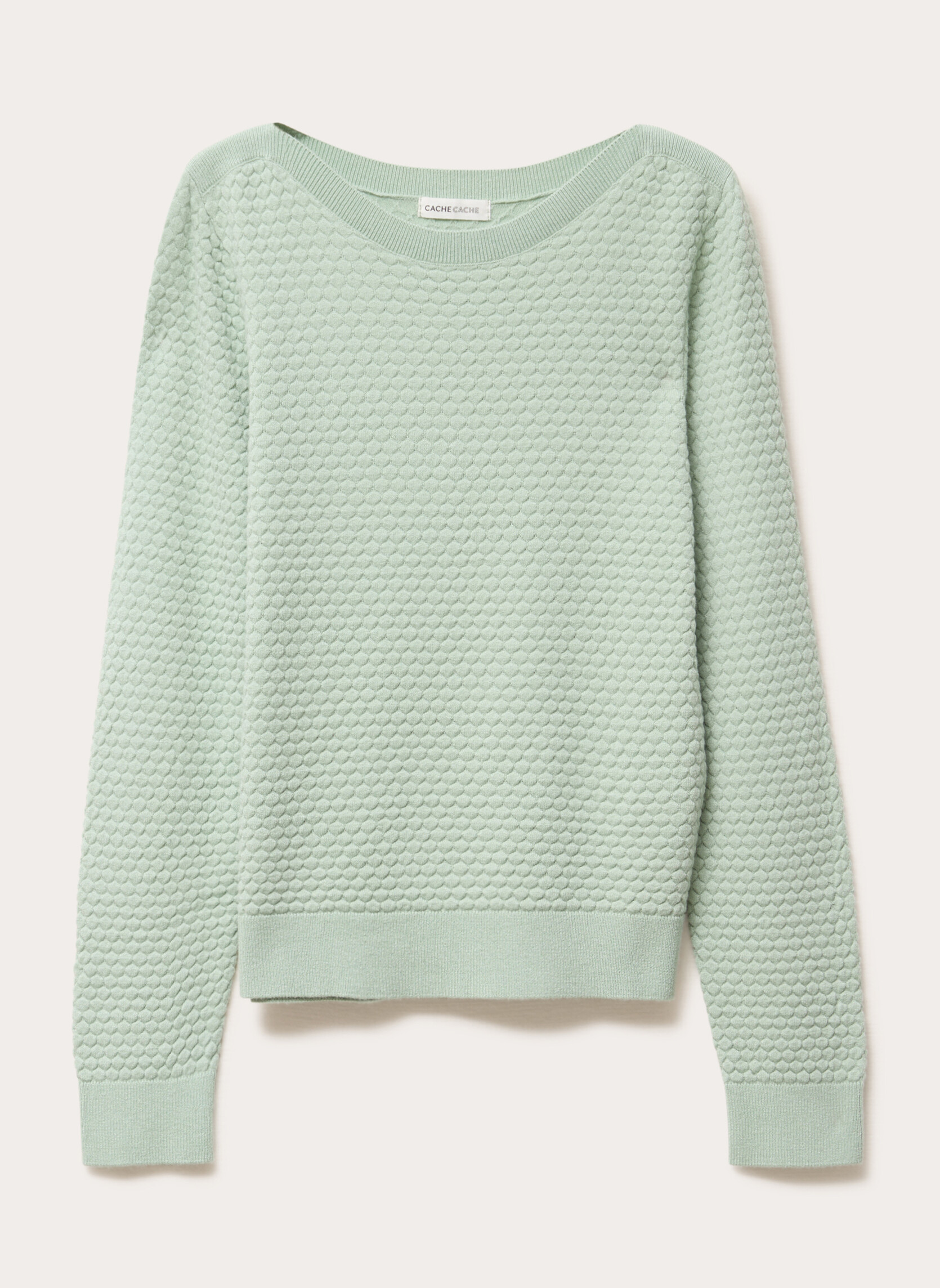 Pulls MOSSYFINPBU2 femme vert Cache Cache Pulls MOSSYFINPBU2 femme vert Vert pastel
