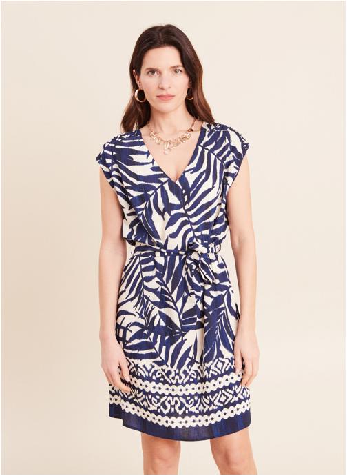 Bréal Robes RIBOPALM femme bleu