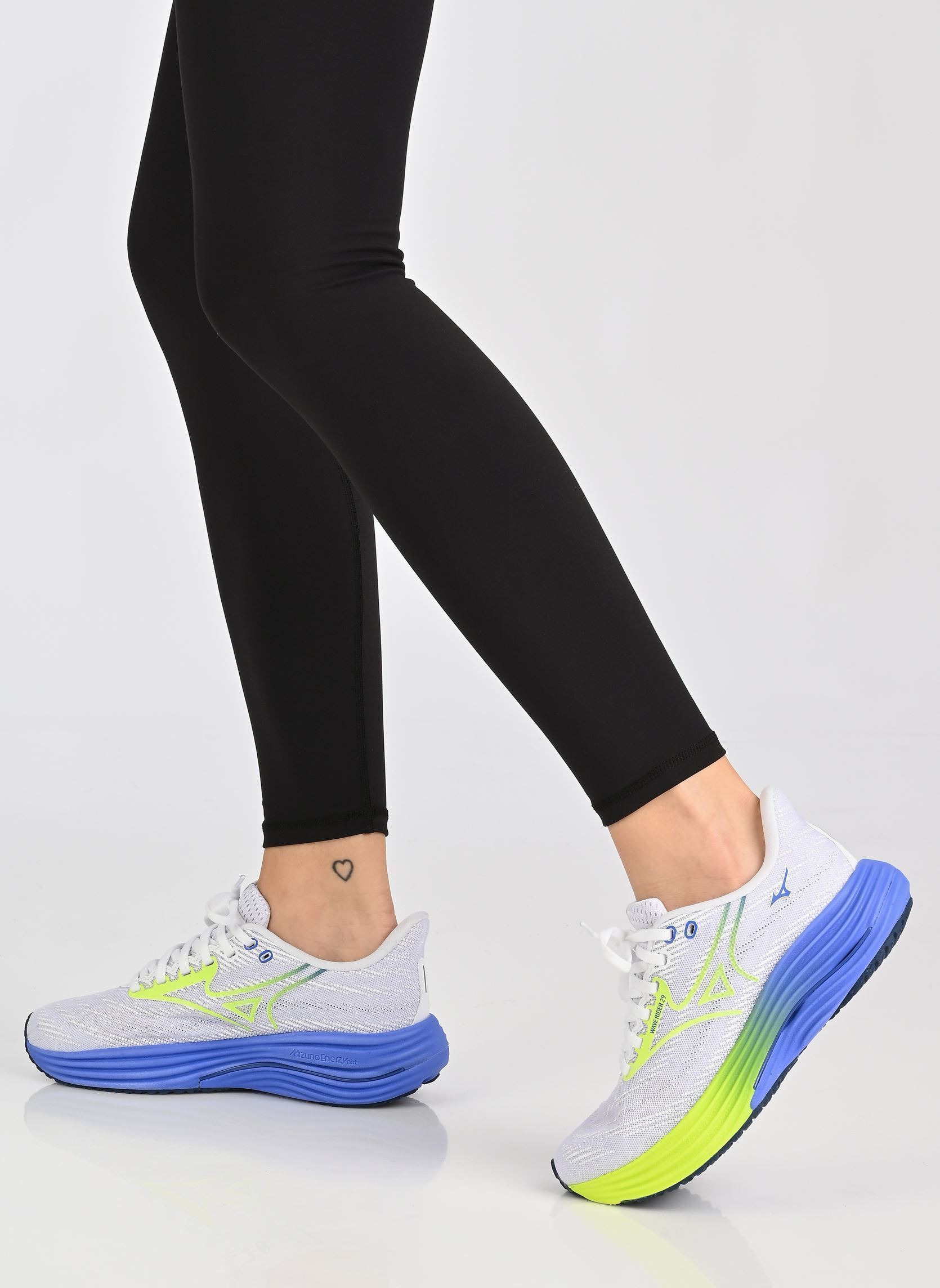 Chaussures de sport WAVE RIDER 29 W femme blanc Mizuno Chaussures de sport WAVE RIDER 29 W femme blanc White/Lightning Yellow/Ultrama