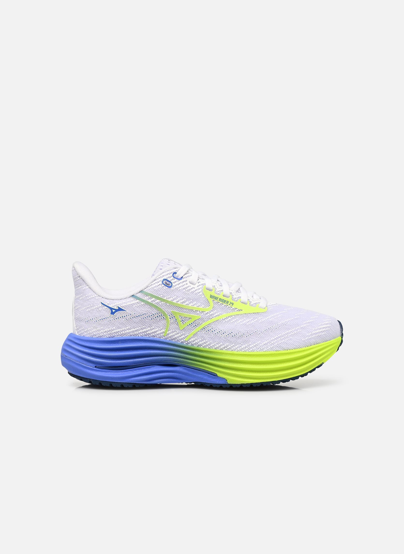 Chaussures de sport WAVE RIDER 29 W femme blanc Mizuno Chaussures de sport WAVE RIDER 29 W femme blanc White/Lightning Yellow/Ultrama