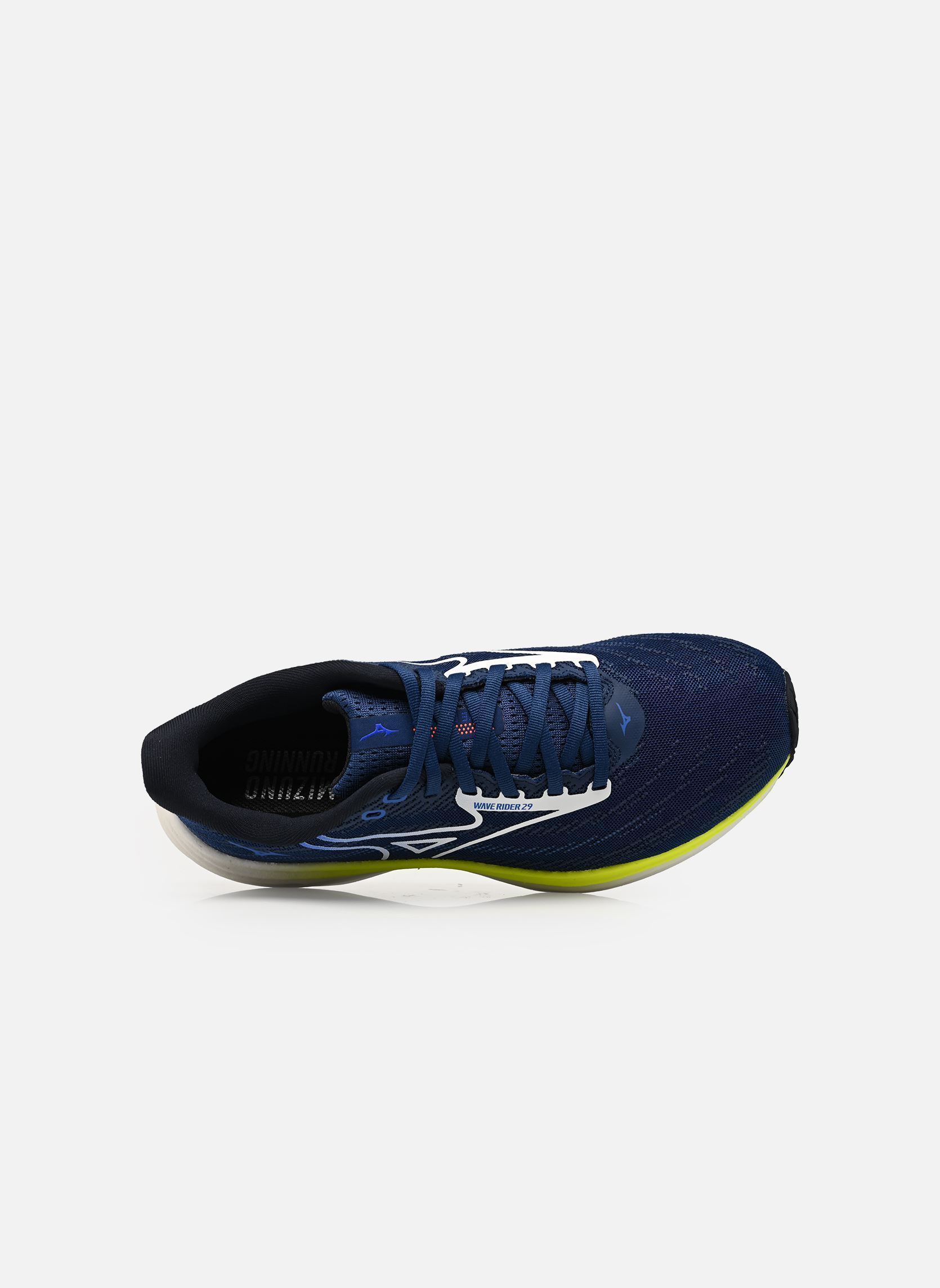 Sportschoenen WAVE RIDER 29 M heren blauw Mizuno Sportschoenen WAVE RIDER 29 M heren blauw Estate Blue/White/Lightning Ye