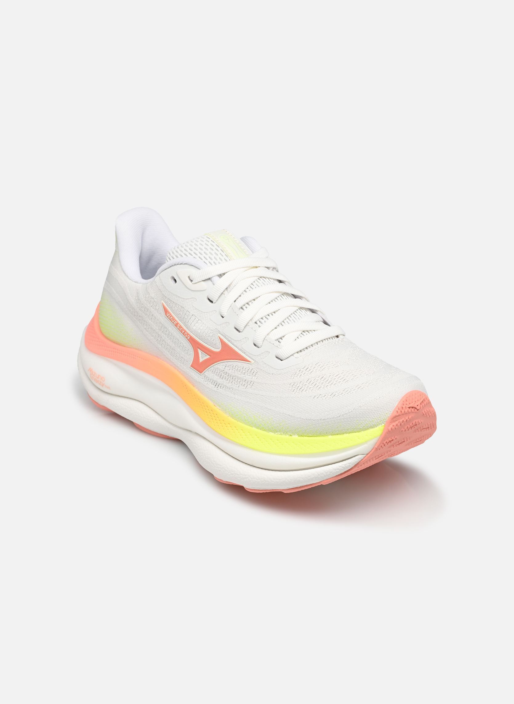 Sportschuhe WAVE SKY 9 W damen weiß Mizuno Sportschuhe WAVE SKY 9 W damen weiß GF WHITE/DESERT FLOWER/LIME PU