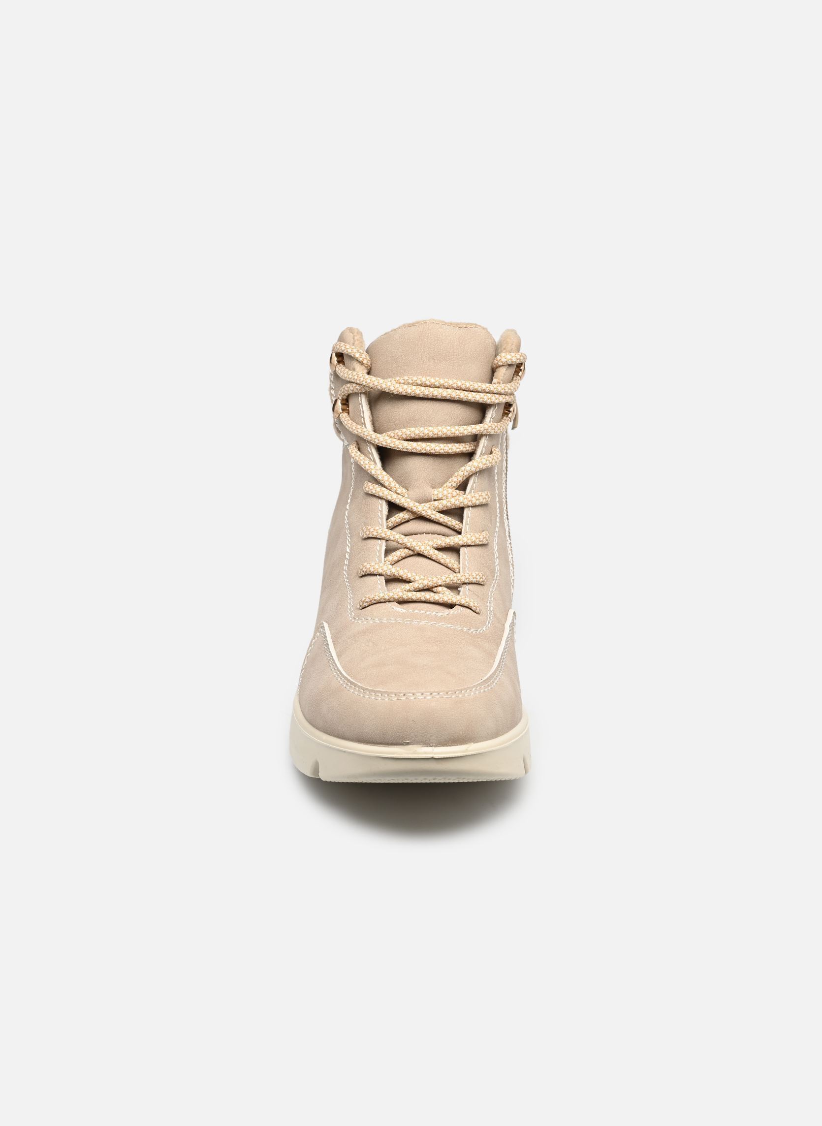Hoge sneakers LEMNOS W07501 dames beige Comfeet Hoge sneakers LEMNOS W07501 dames beige BEIGE