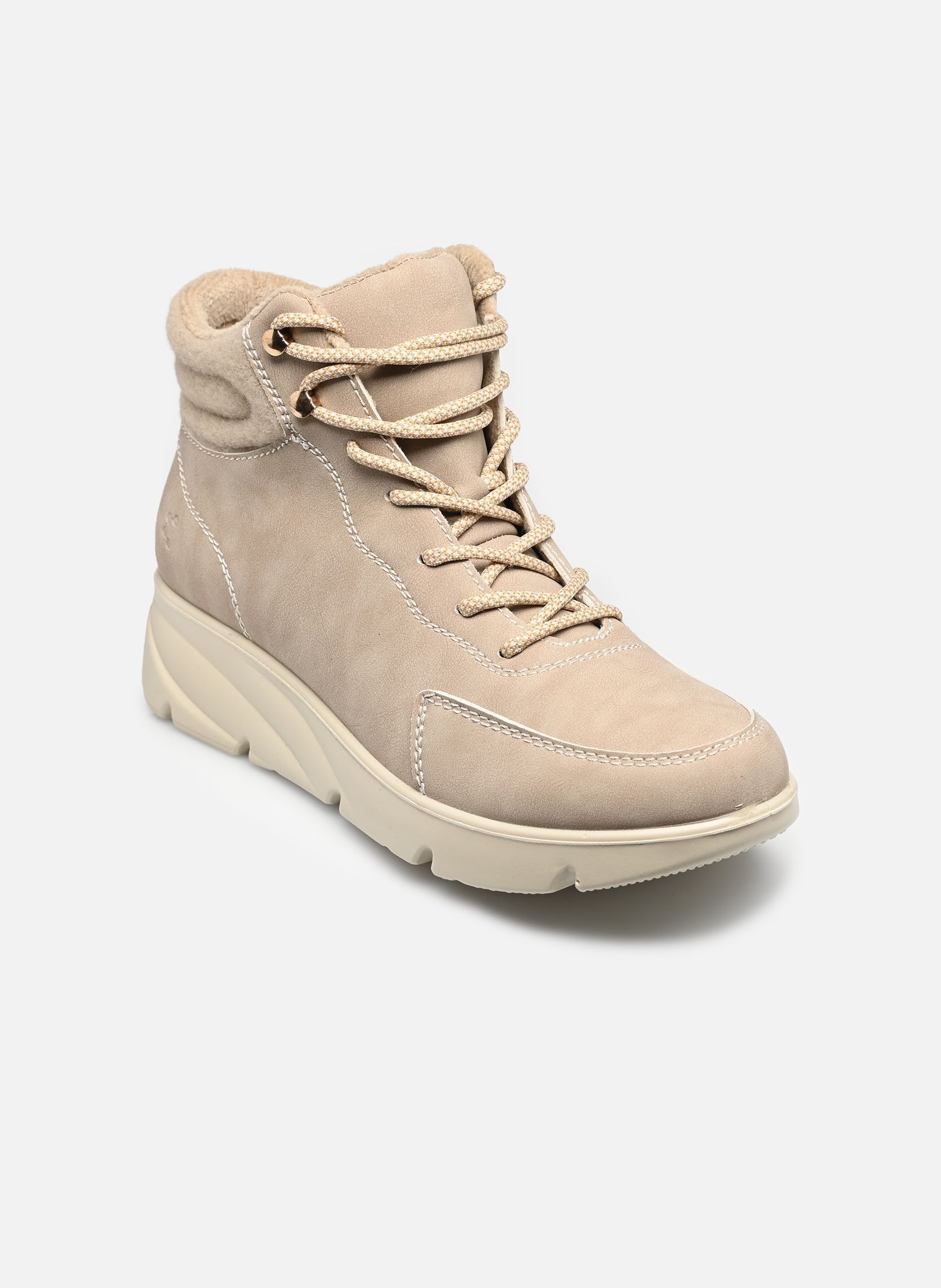 Hoge sneakers LEMNOS W07501 dames beige Comfeet Hoge sneakers LEMNOS W07501 dames beige BEIGE