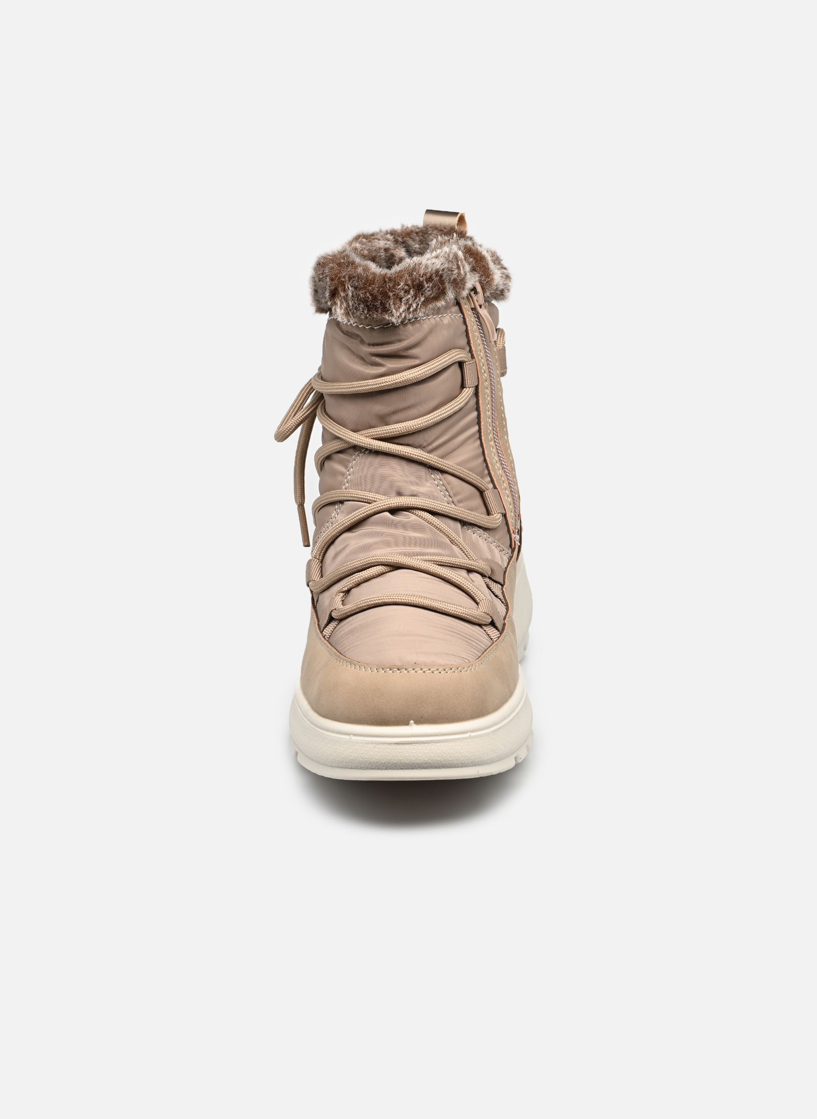 Bottines fourrées URU W16602 femme beige Comfeet Bottines fourrées URU W16602 femme beige BEIGE