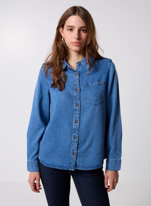 La Petite Etoile Chemises manches longues Clem femme bleu