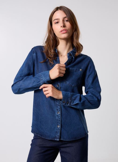 La Petite Etoile Chemises manches longues Clem femme bleu
