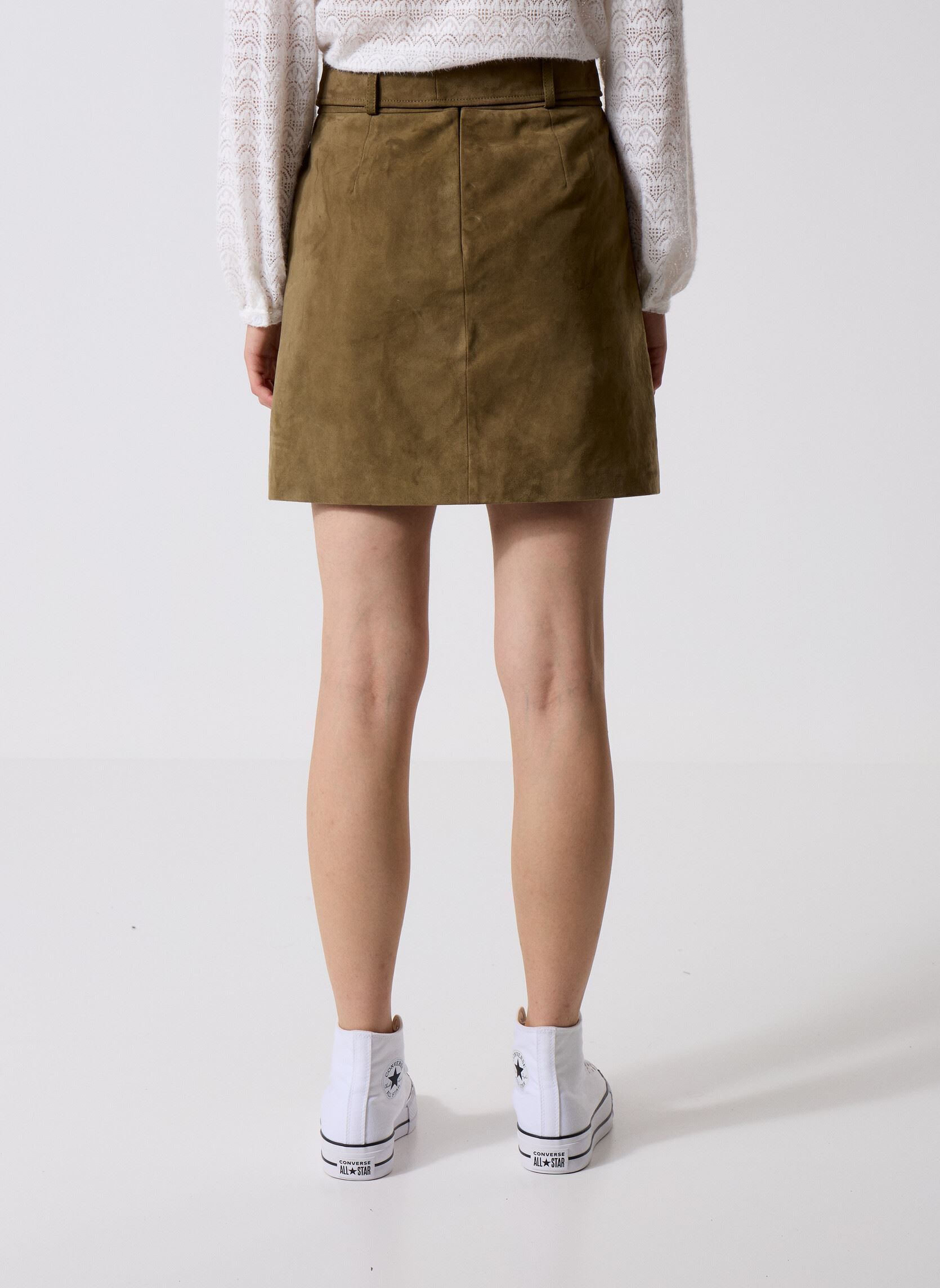 Jupes courtes Faustine femme vert La Petite Etoile Jupes courtes Faustine femme vert Kaki