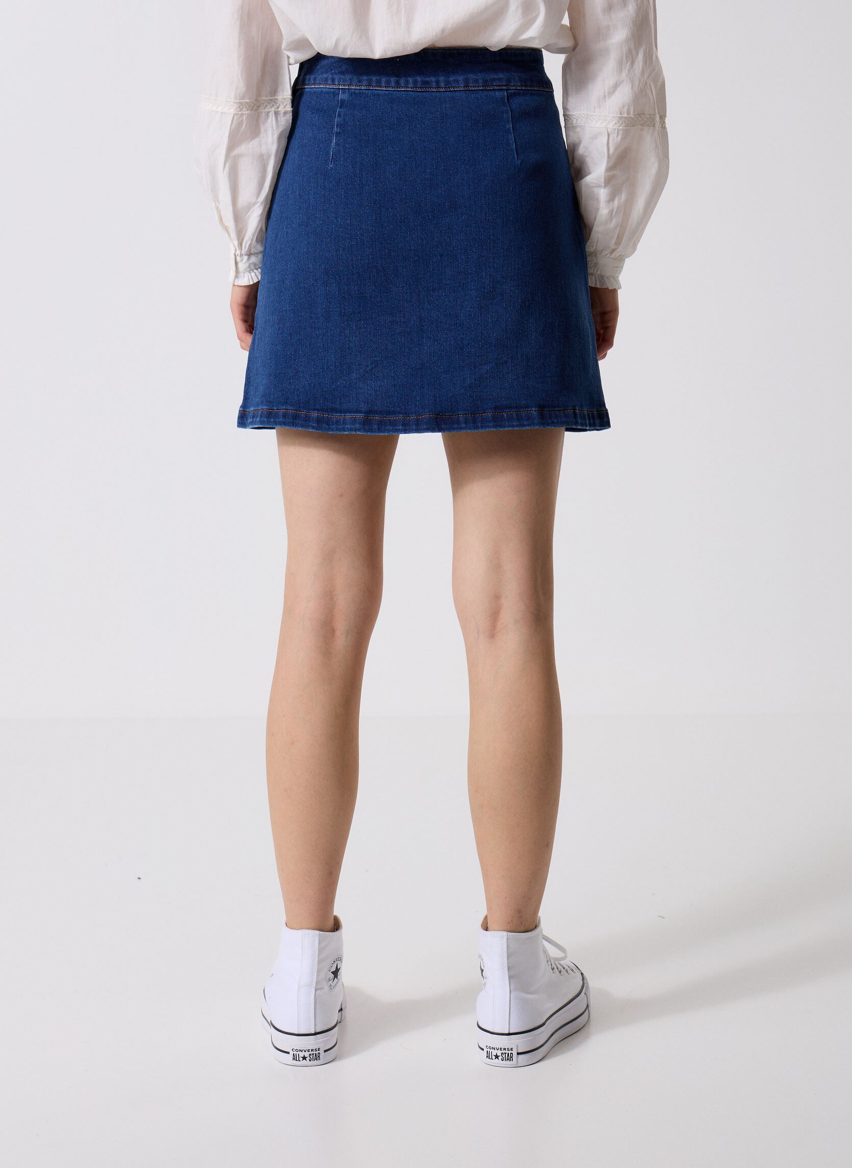Jupes courtes Jada femme bleu La Petite Etoile Jupes courtes Jada femme bleu WASH