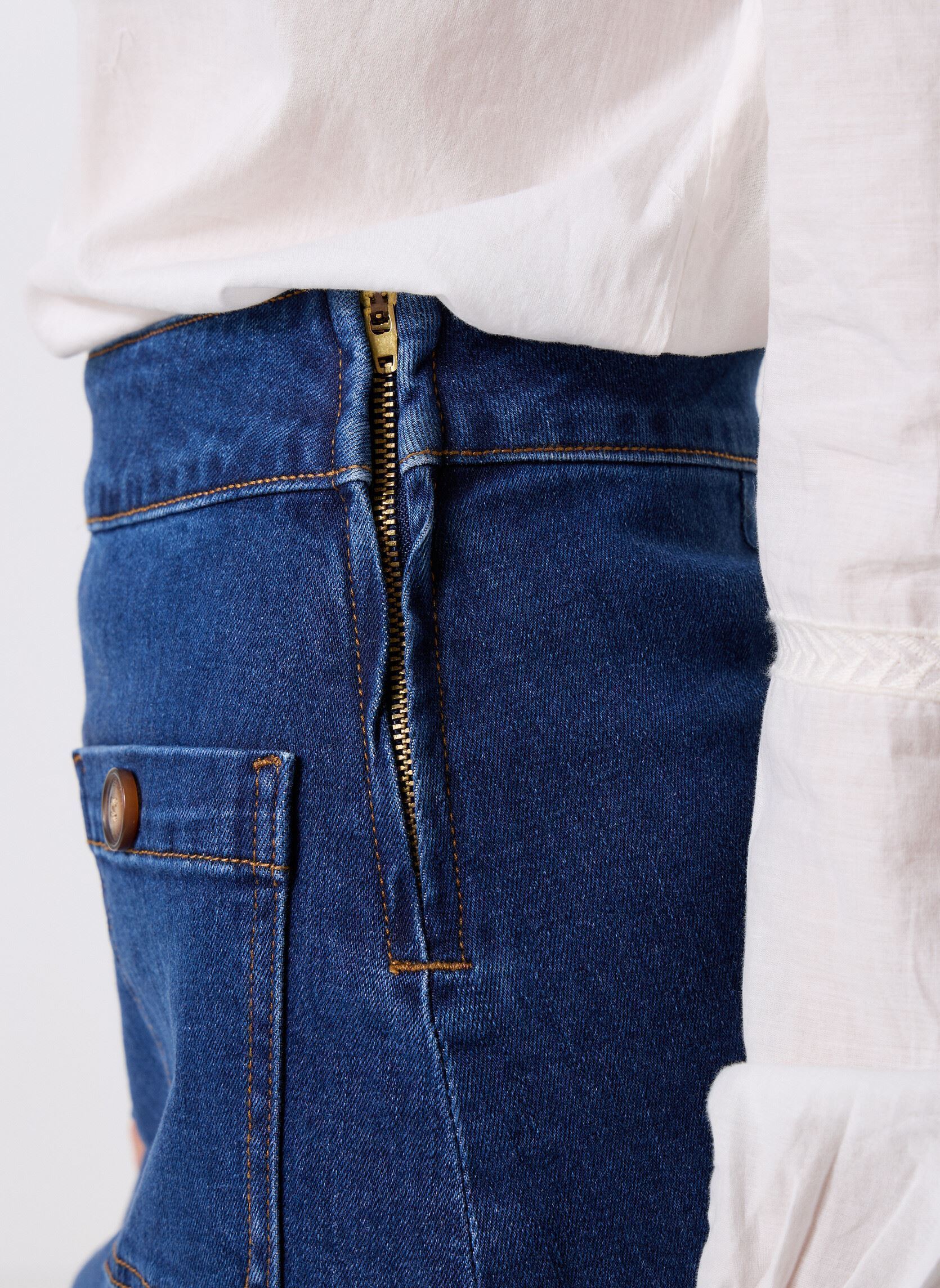 Jupes courtes Jada femme bleu La Petite Etoile Jupes courtes Jada femme bleu WASH