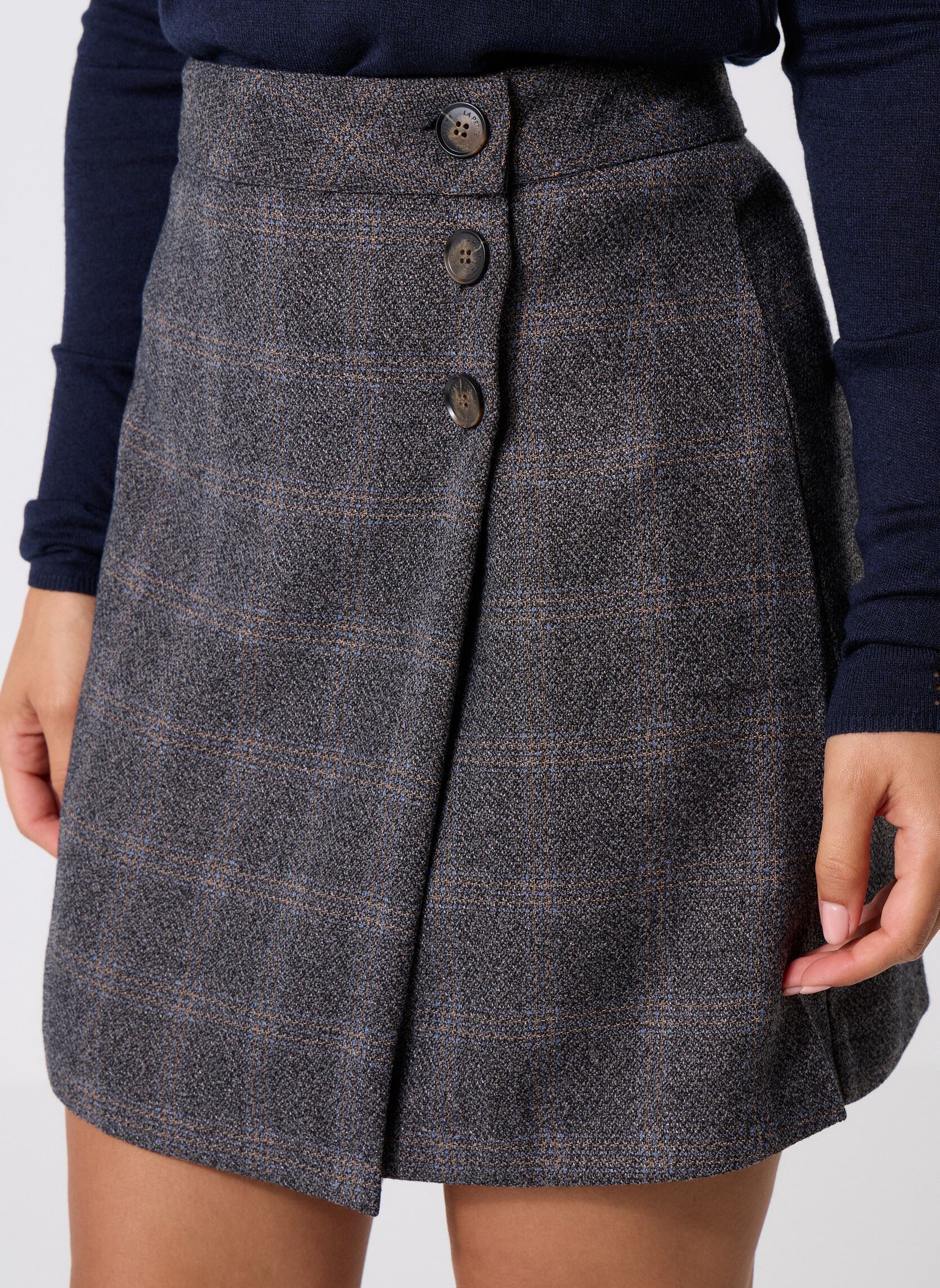 Korte rokken Jone dames grijs La Petite Etoile Korte rokken Jone dames grijs Gris/bleu